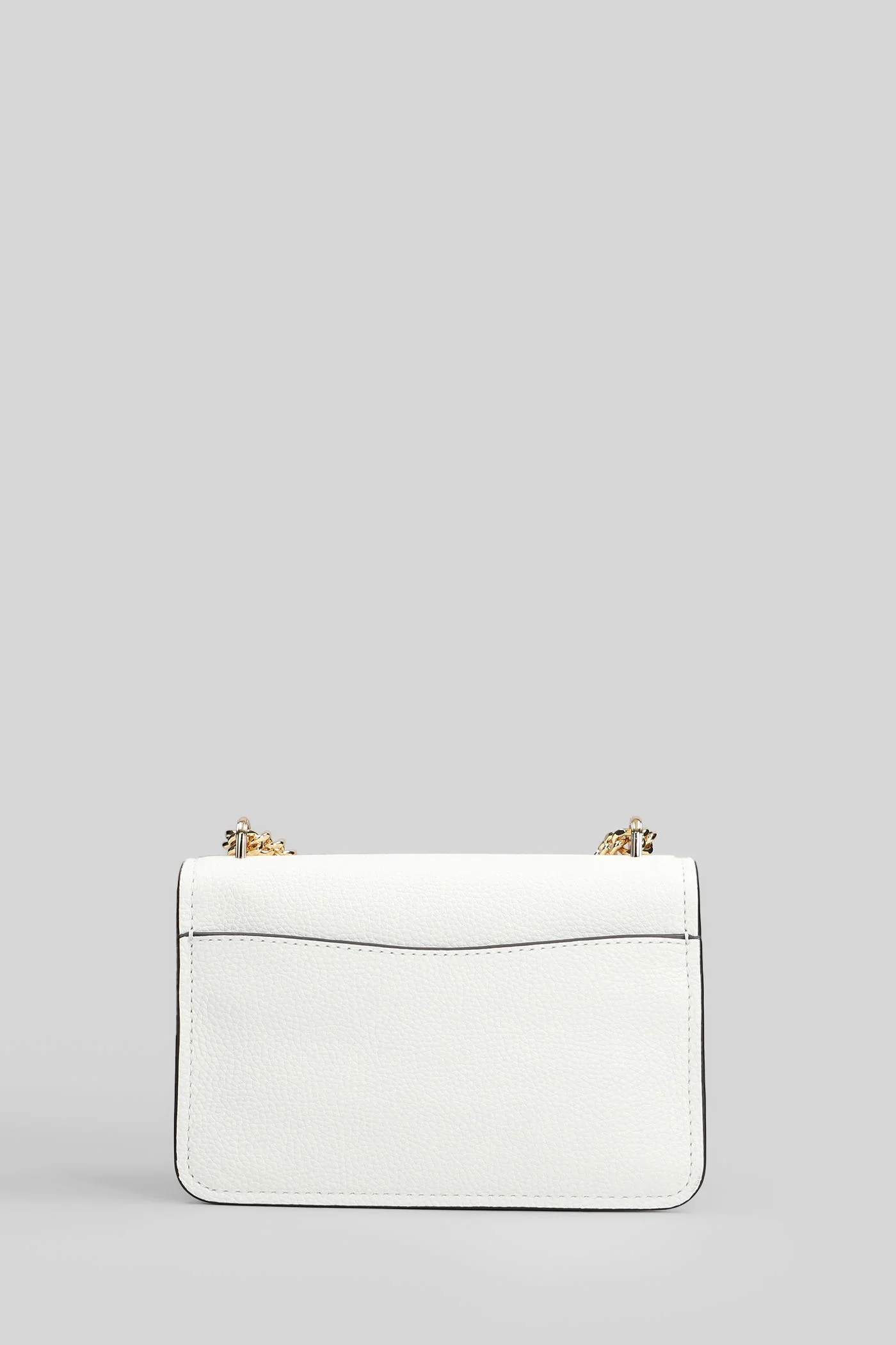 Claire Shoulder bag in white leather - Image 3