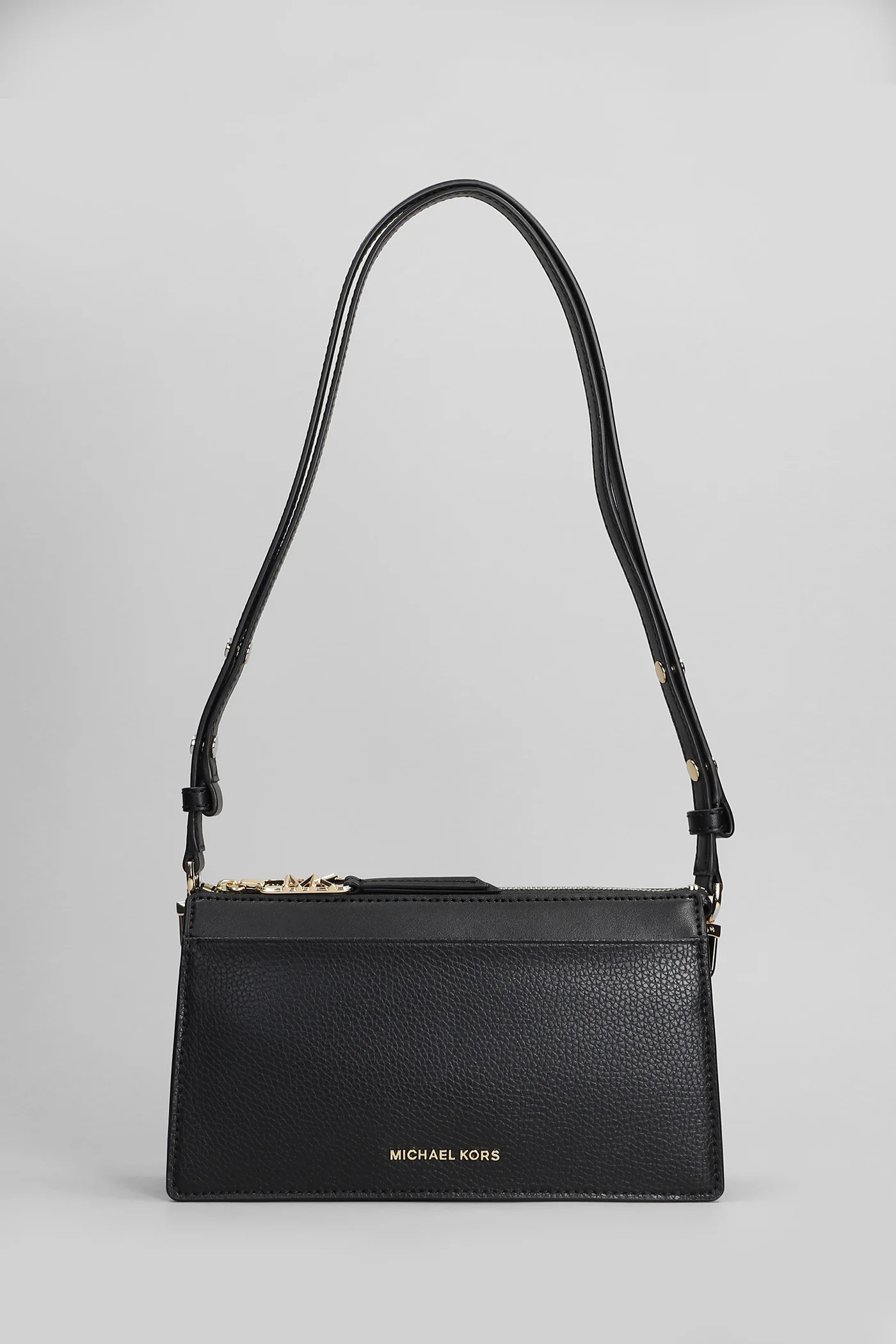 Empire Shoulder bag in black leather