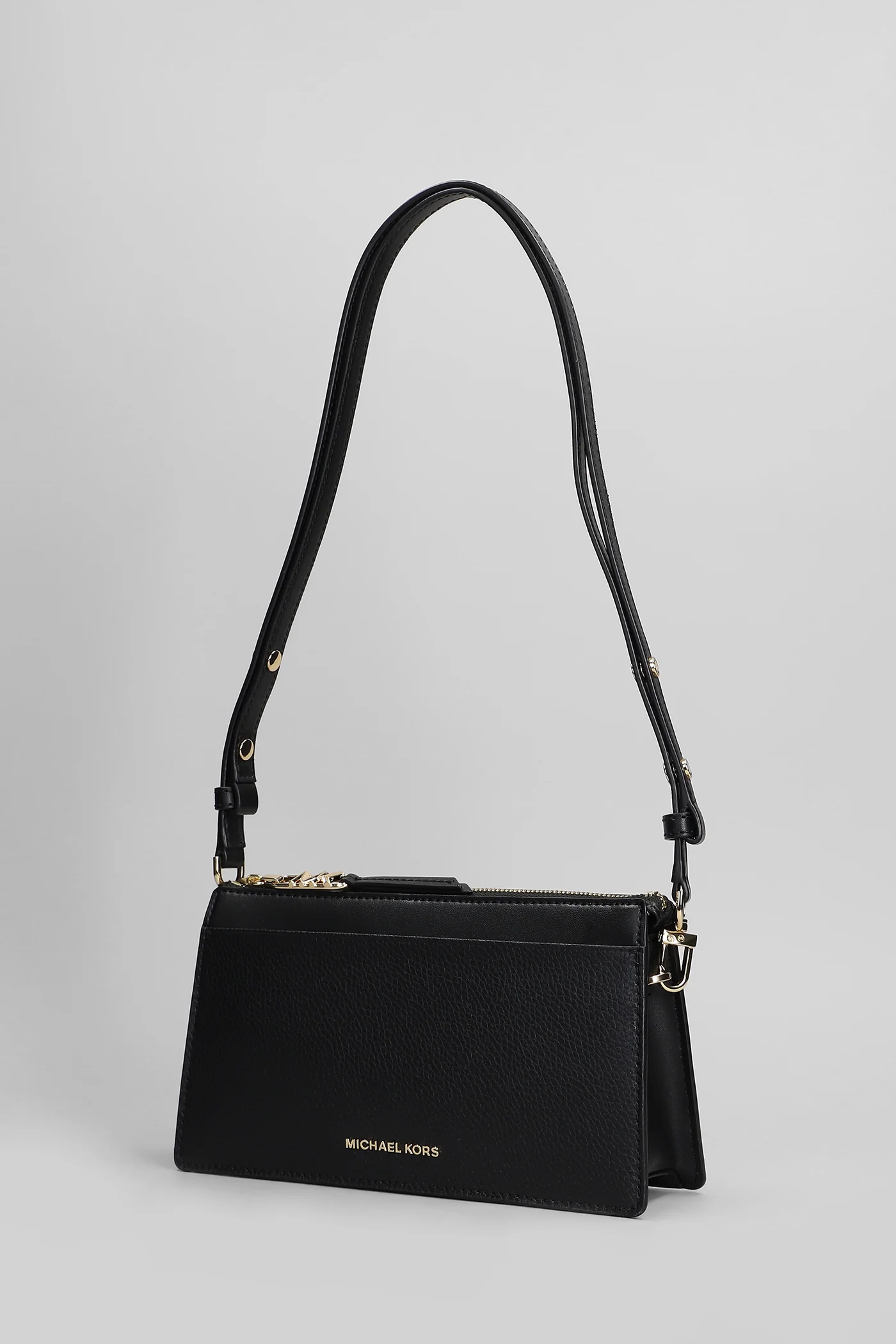 Empire Shoulder bag in black leather - Image 2