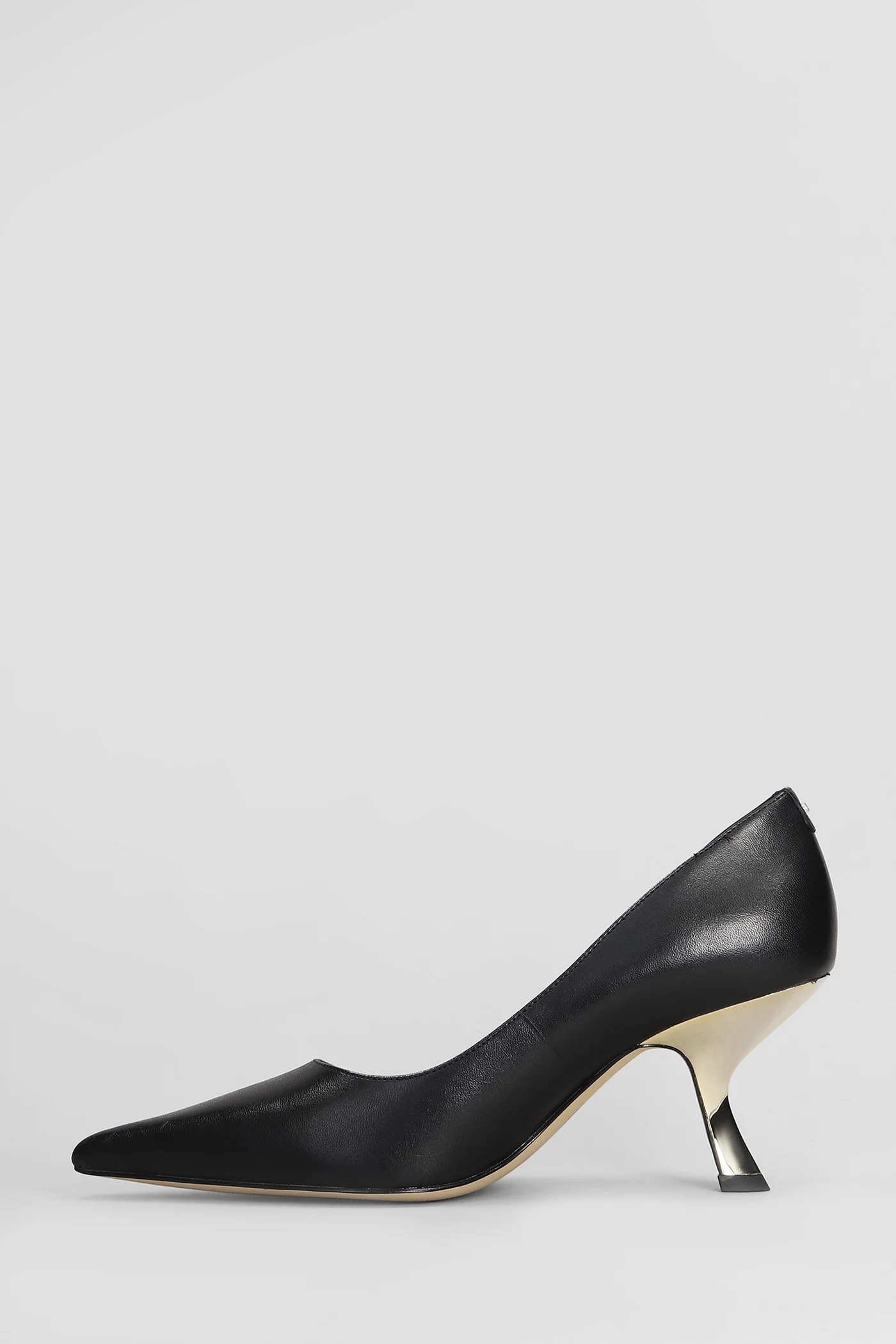 Luna Pumps in black leather - Image 3