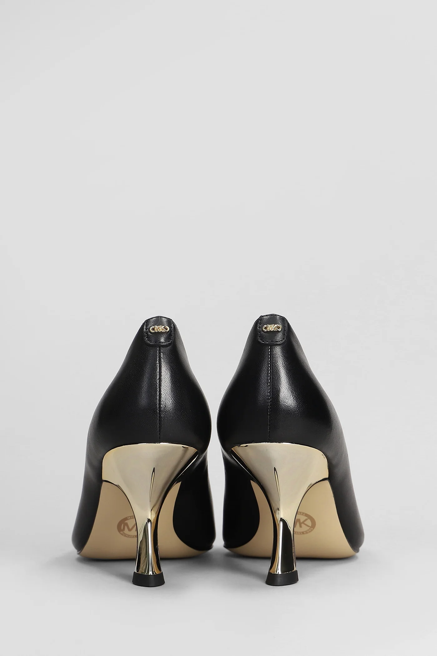 Luna Pumps in black leather - Image 4