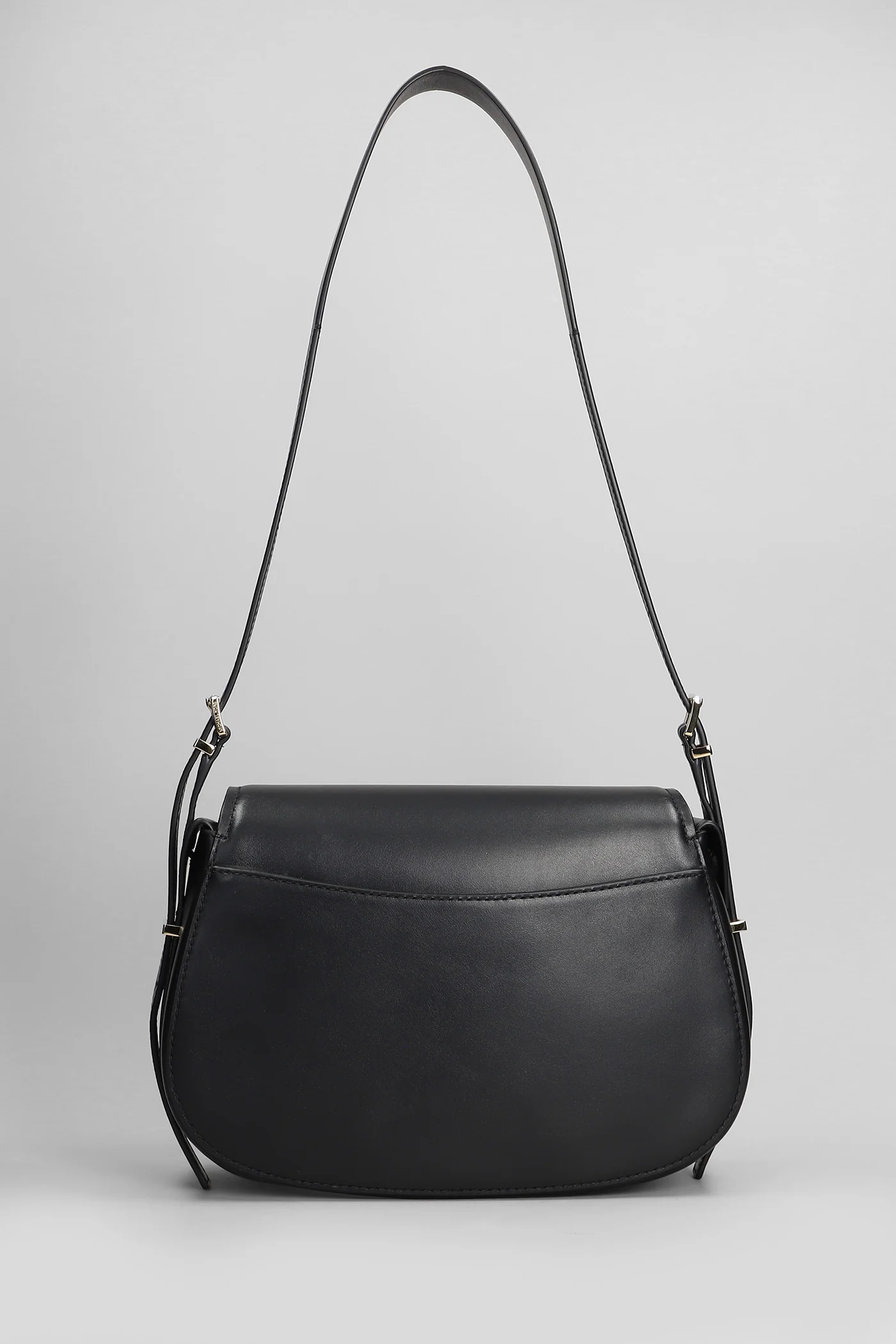 Lydia Shoulder bag in black leather - Image 3