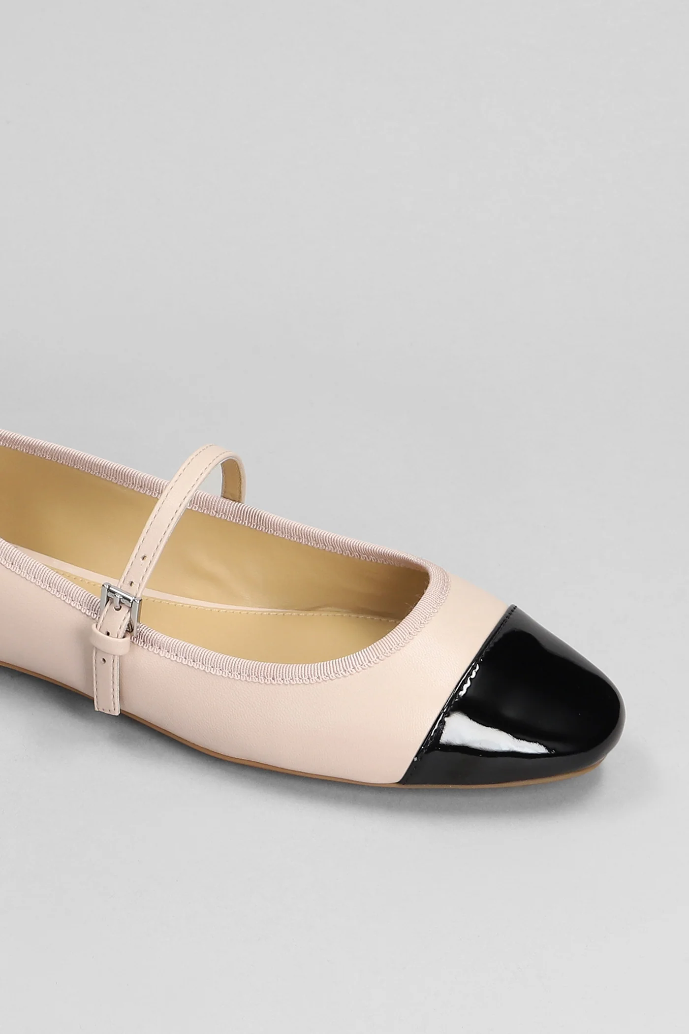 Mae Flex Ballet flats in rose-pink leather - Image 5