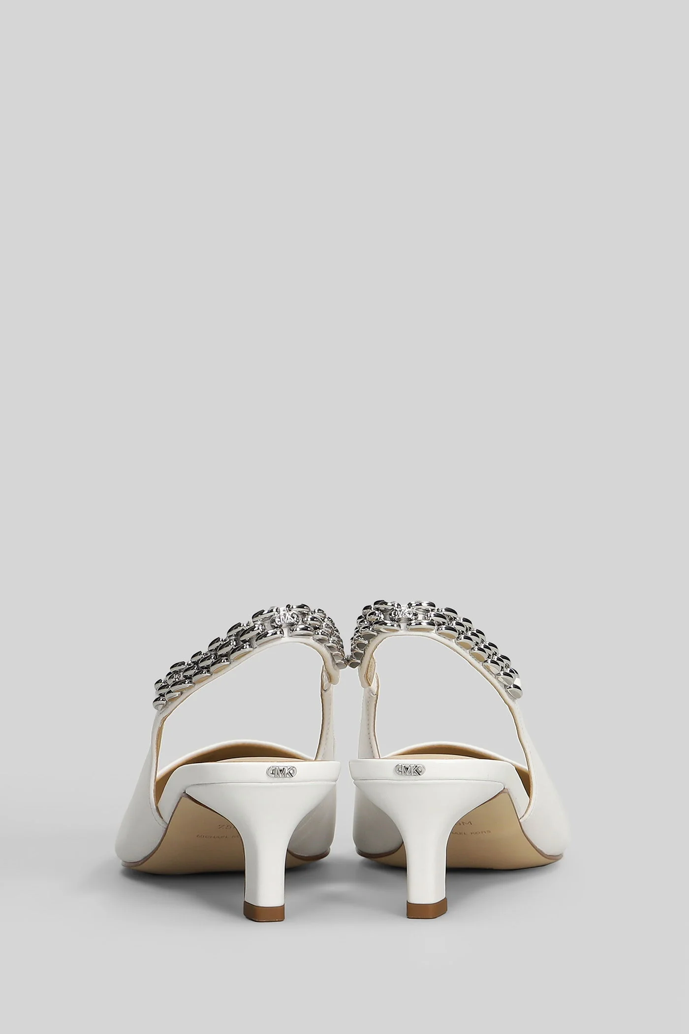 Marcia Pumps in white leather - Image 4