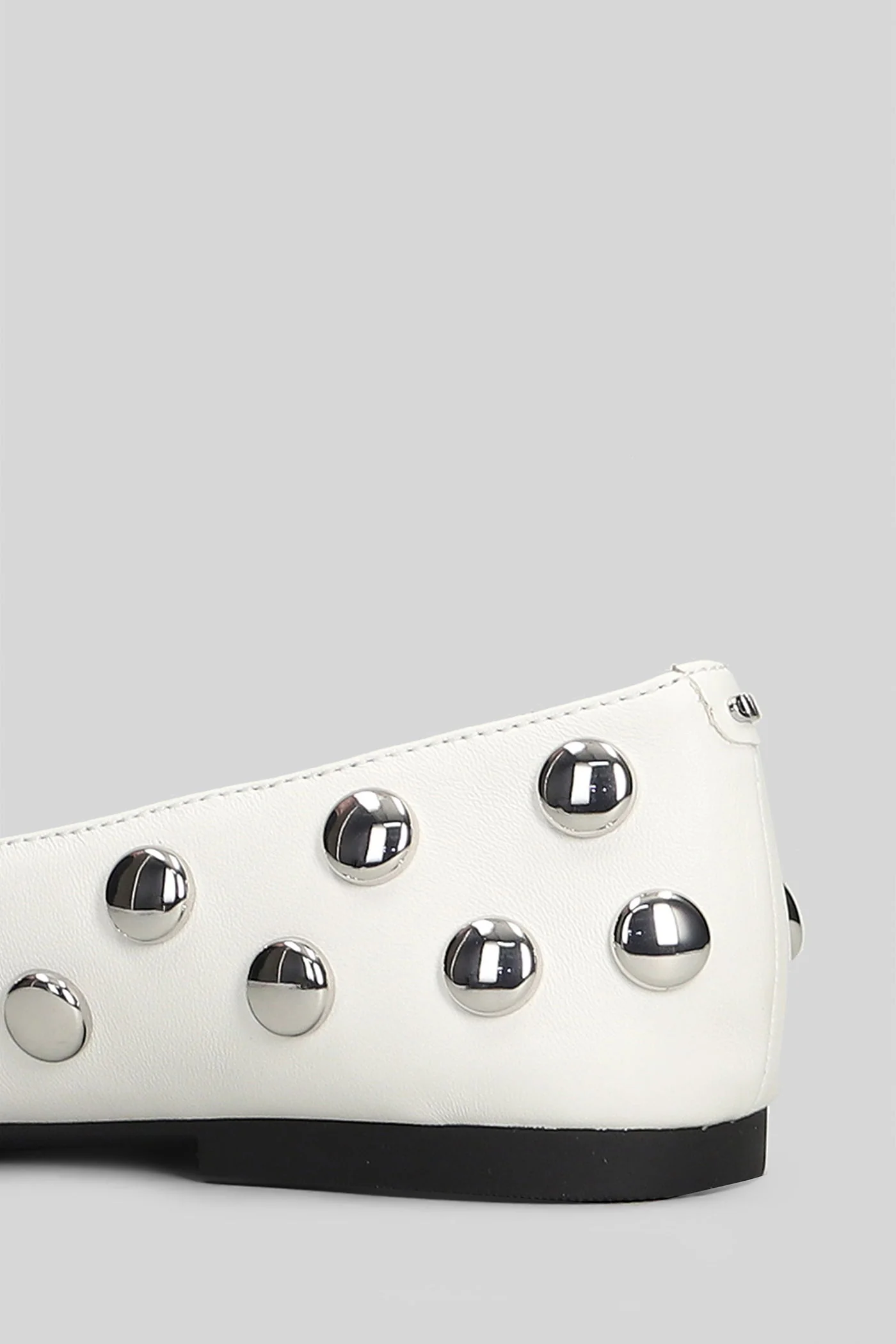 Matilda Flex Flat Ballet flats in white leather - Image 10