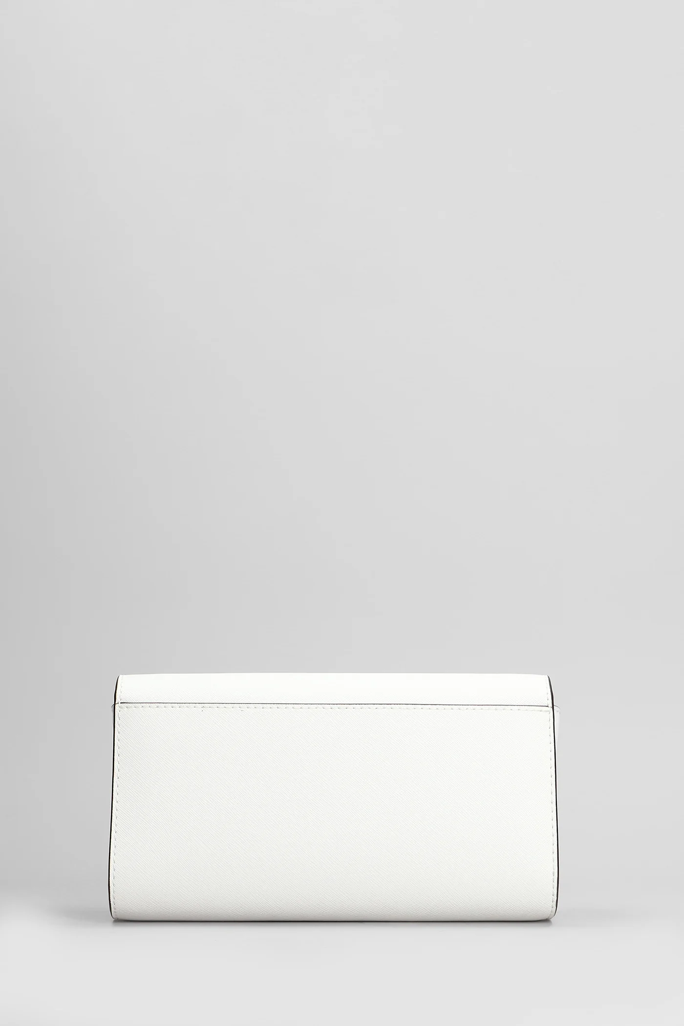 Mona Shoulder bag in white leather - Image 3