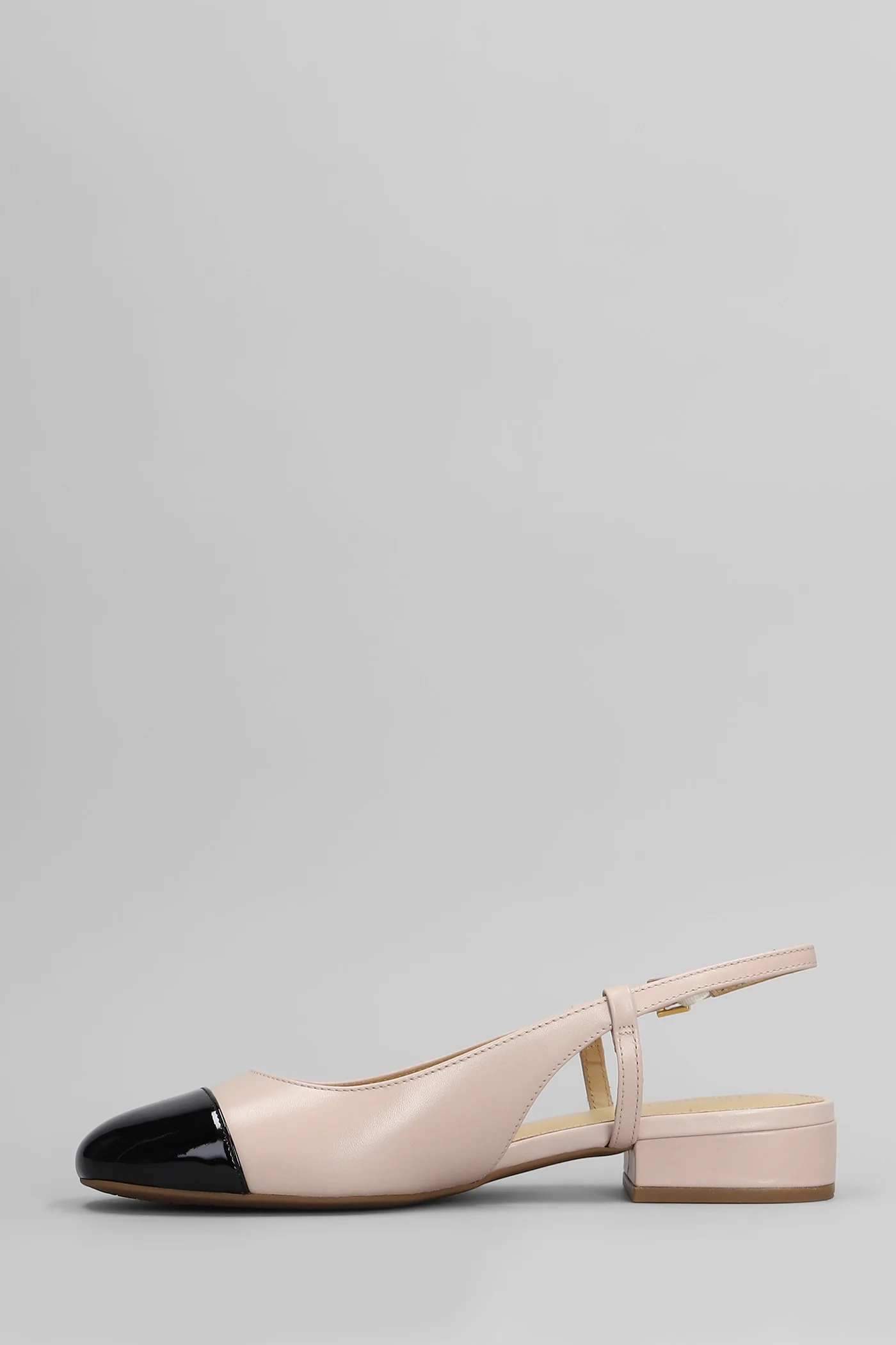Perla Ballet flats in rose-pink leather - Image 3