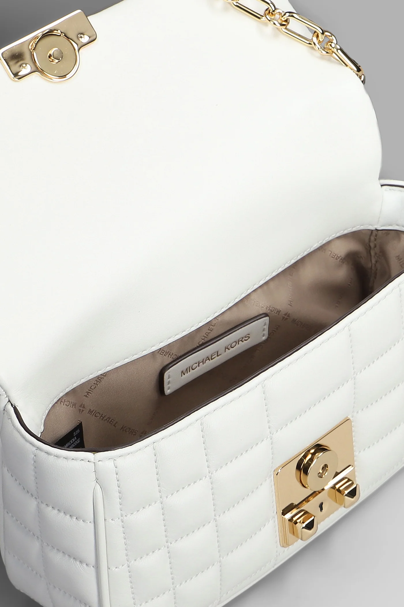 Tribeca Shoulder bag in white leather - Image 4