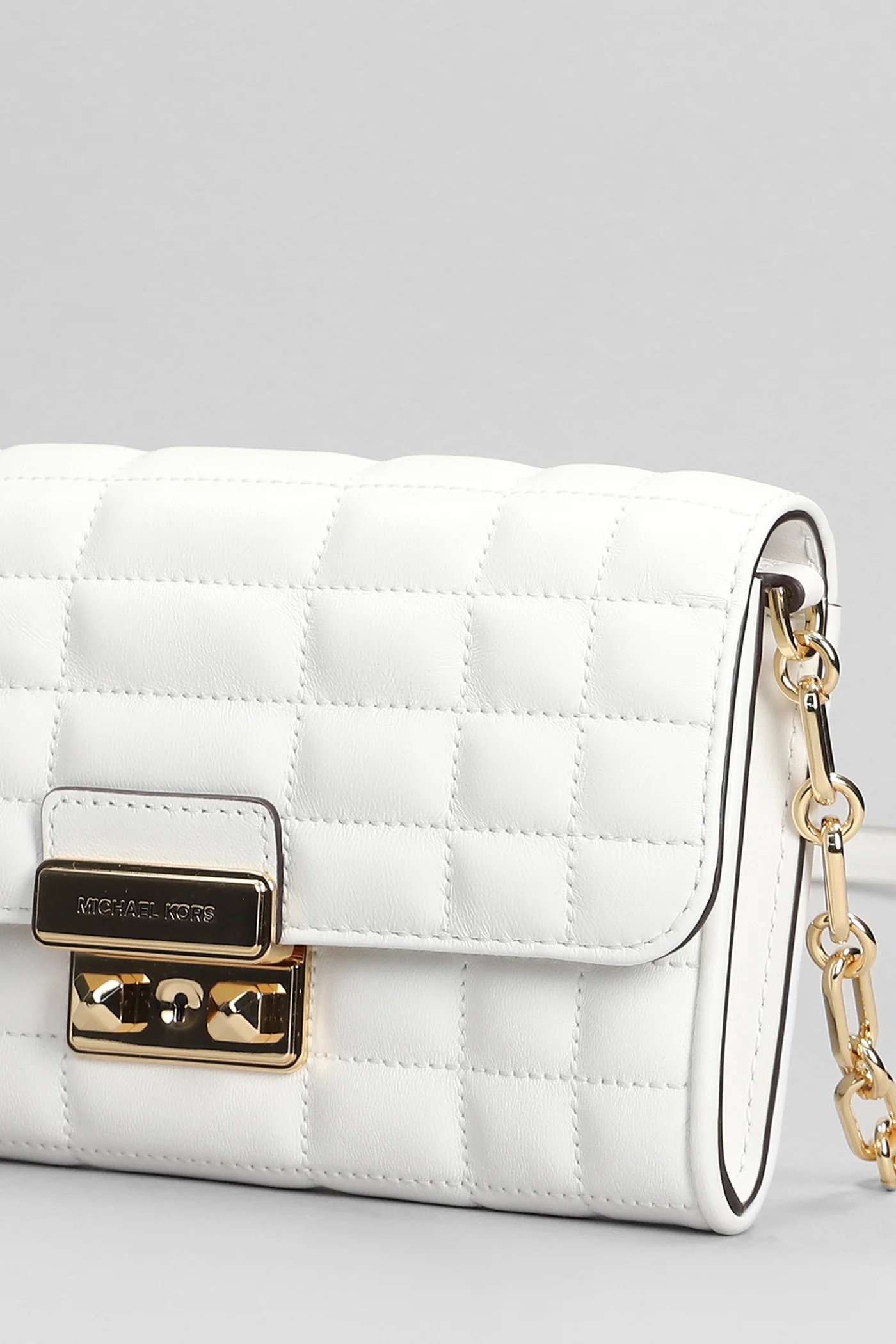 Tribeca Shoulder bag in white leather - Image 4
