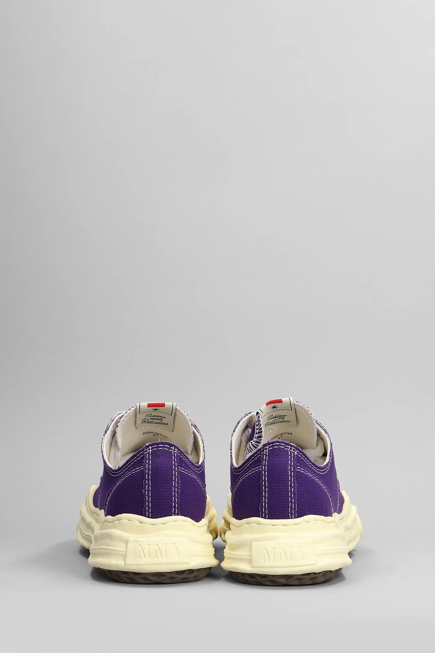 Hank low Sneakers in Viola cotton - Image 4
