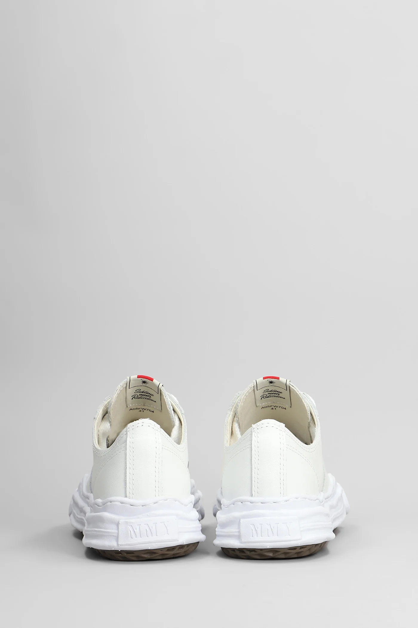 Hank low Sneakers in white leather - Image 4