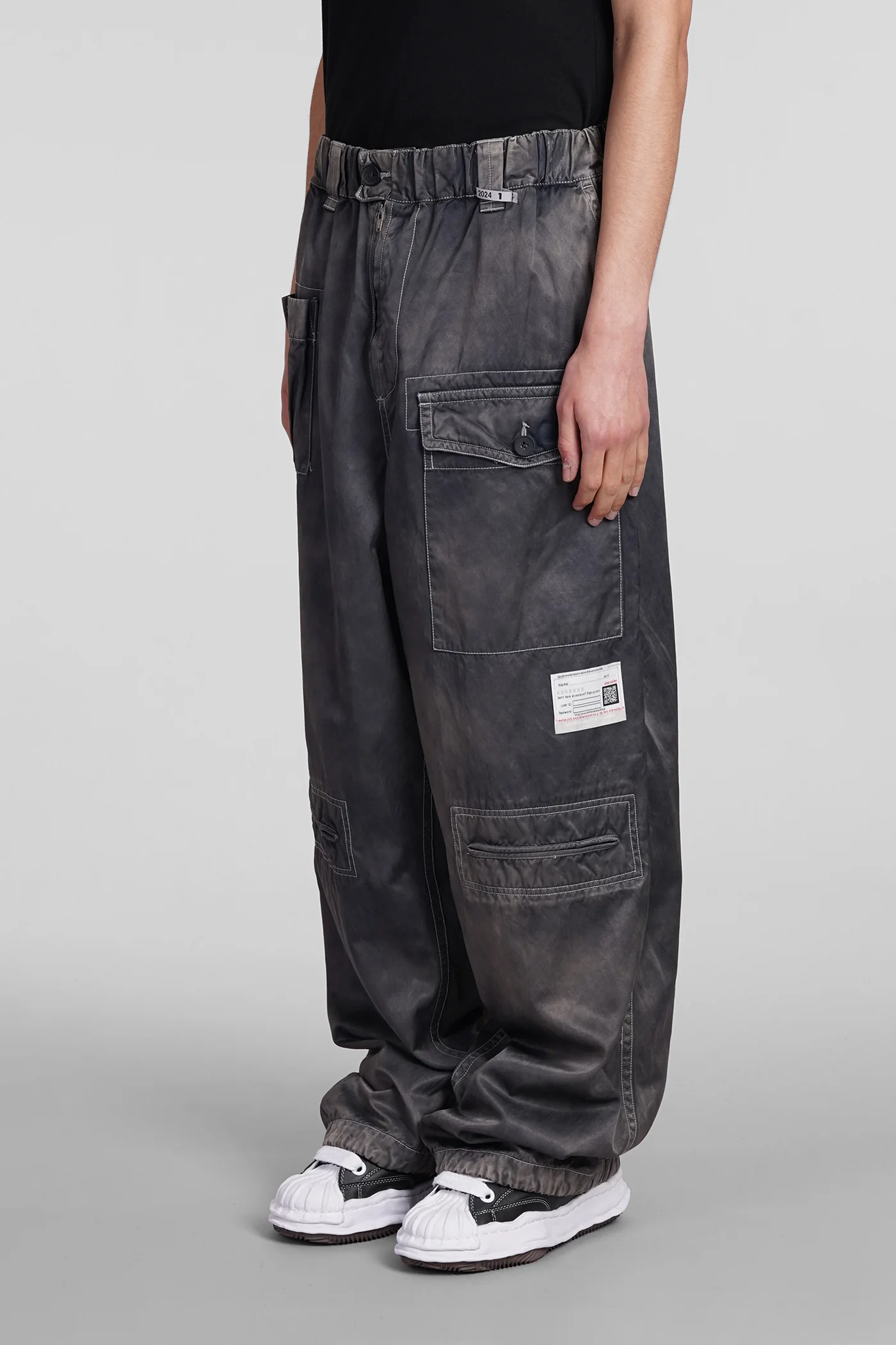 Pants in black Rayon - Image 4