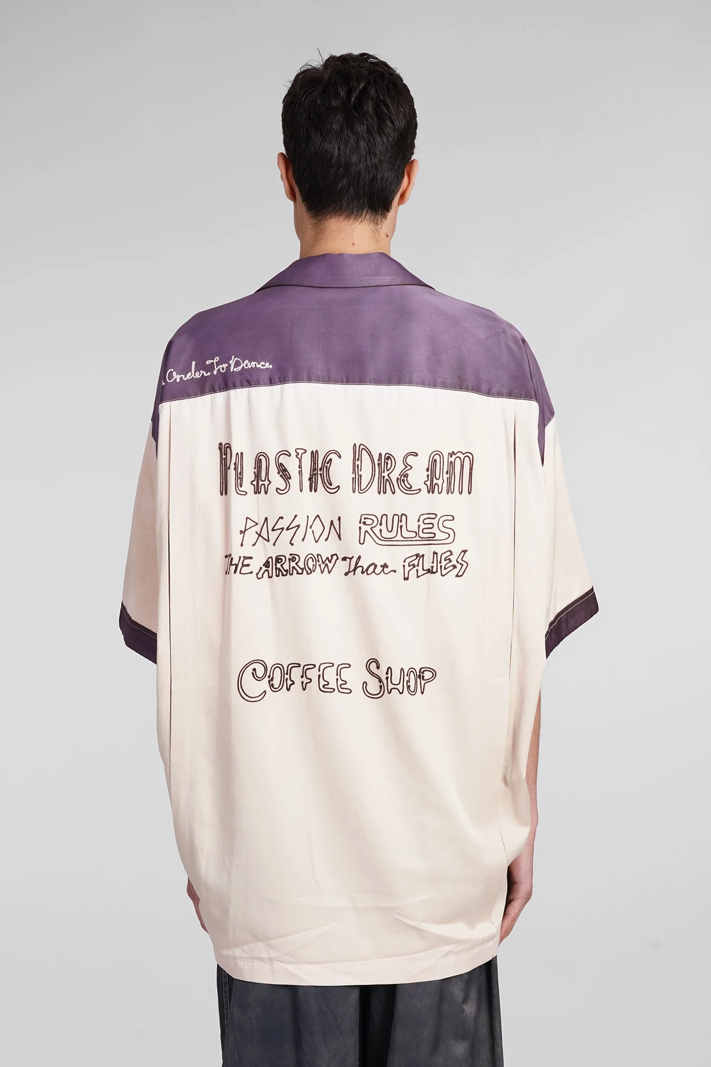 Shirt in beige Rayon - Image 3