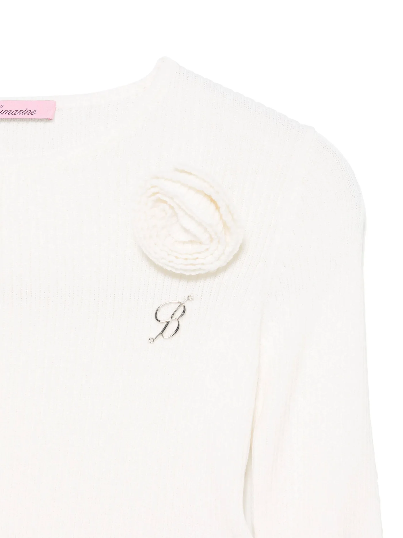 Knitwear in beige wool - Image 3