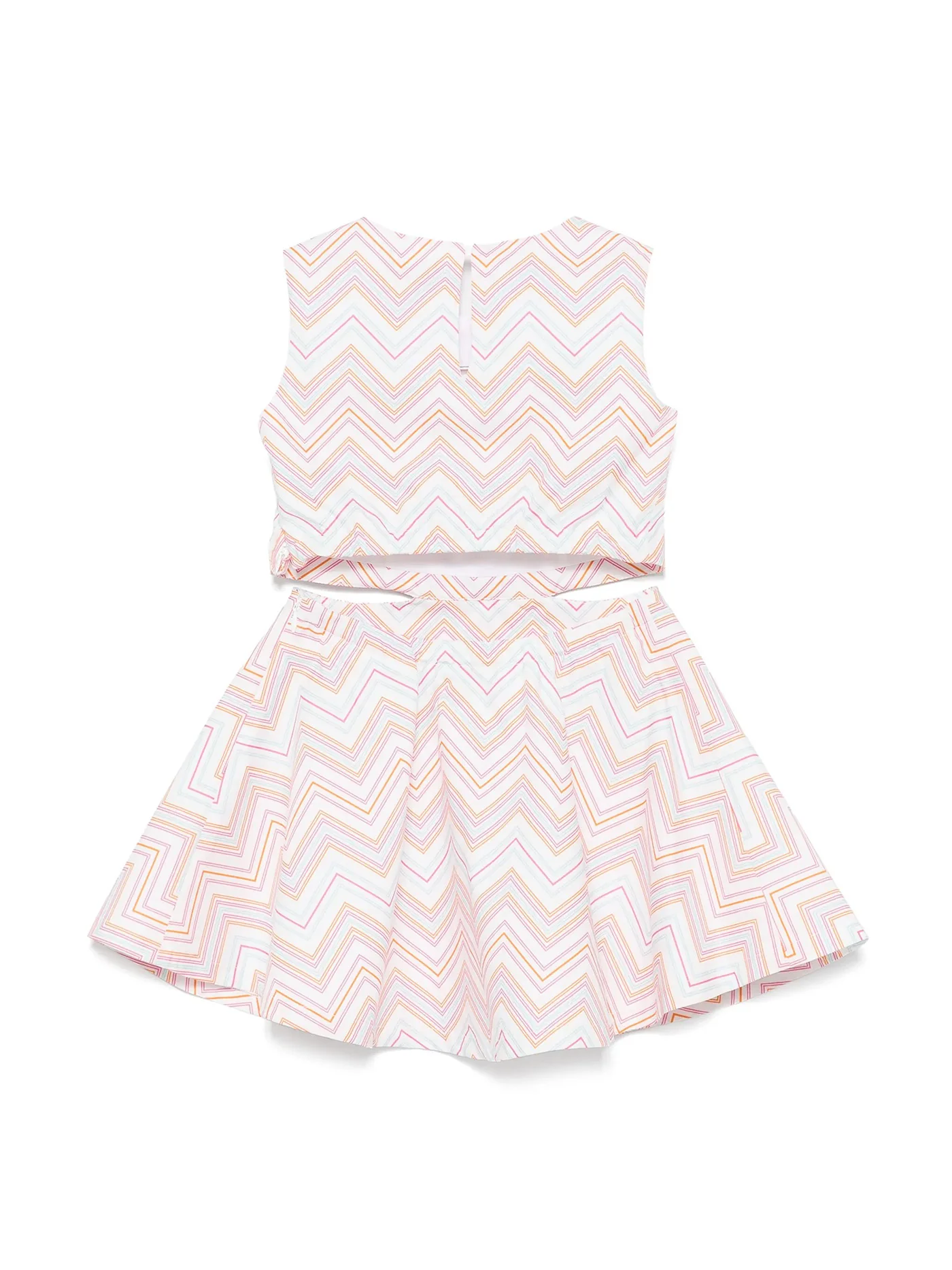 Dress woman  in multicolor cotton - Image 2