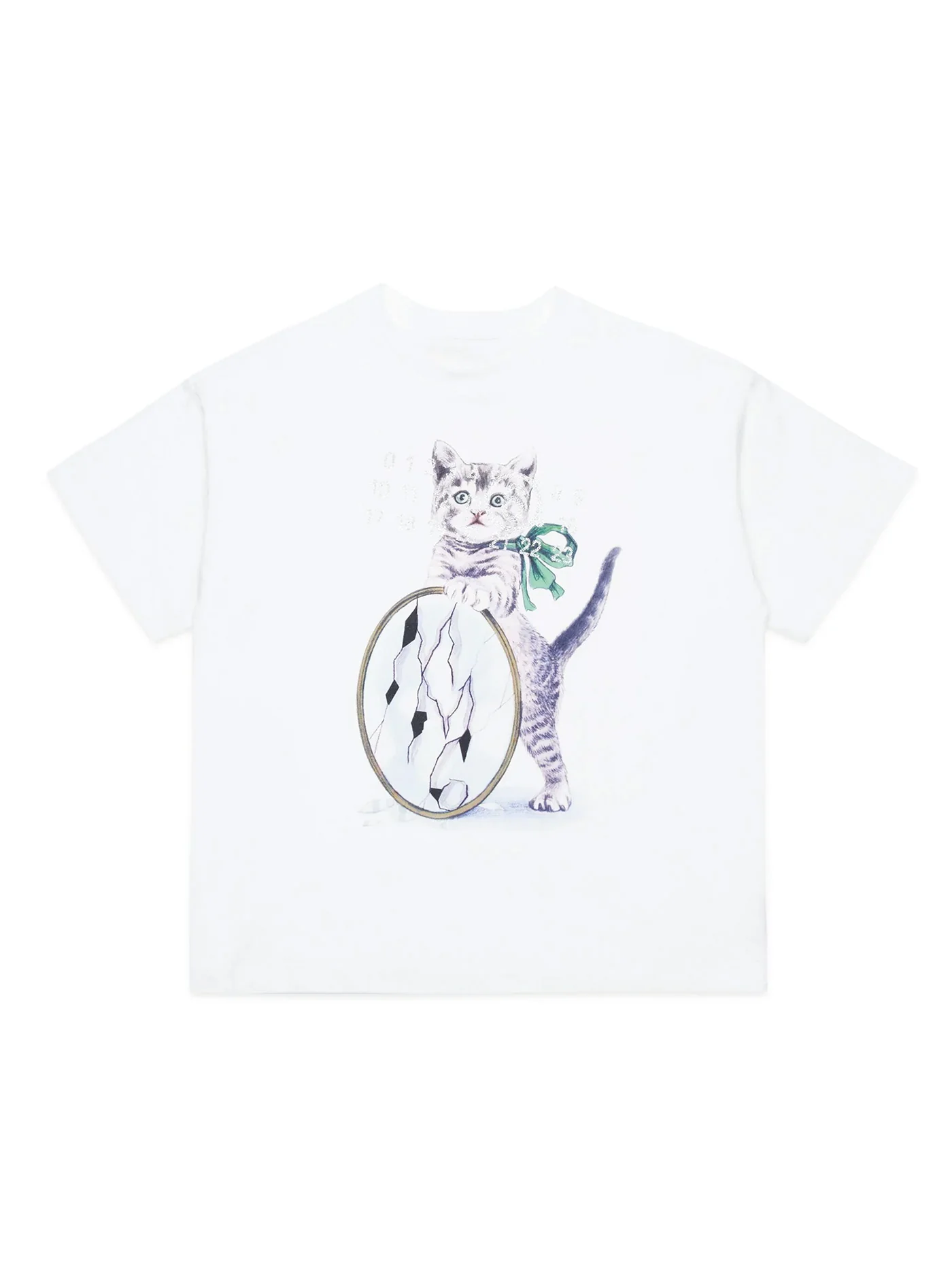 T-Shirt in white cotton