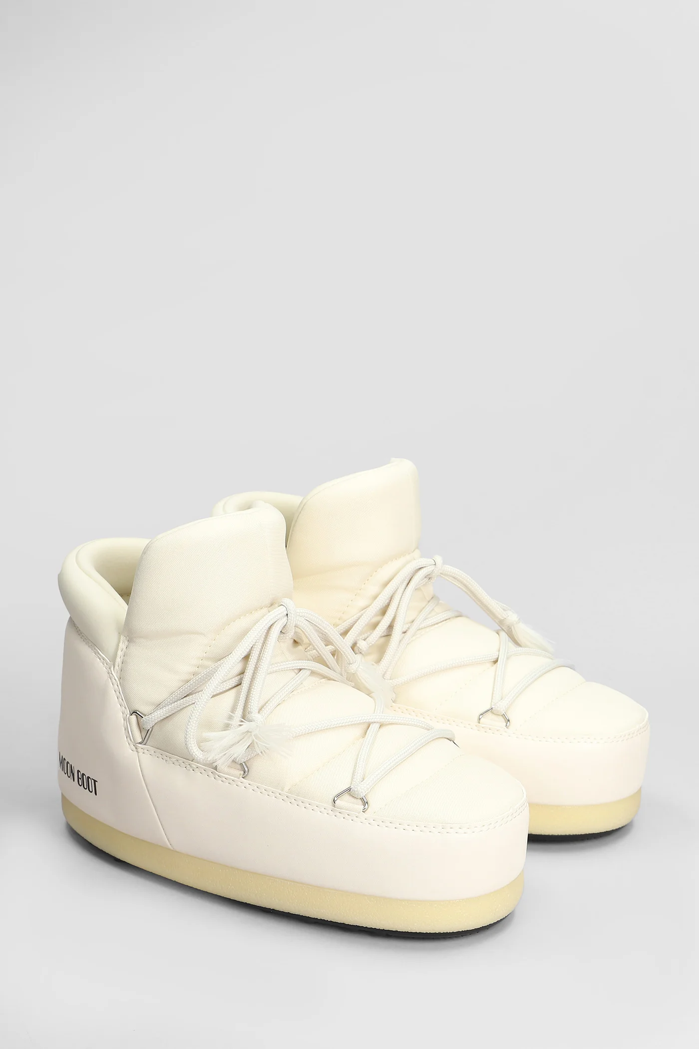 Mb evx pumps low heels Ankle boots in beige nylon - Image 2
