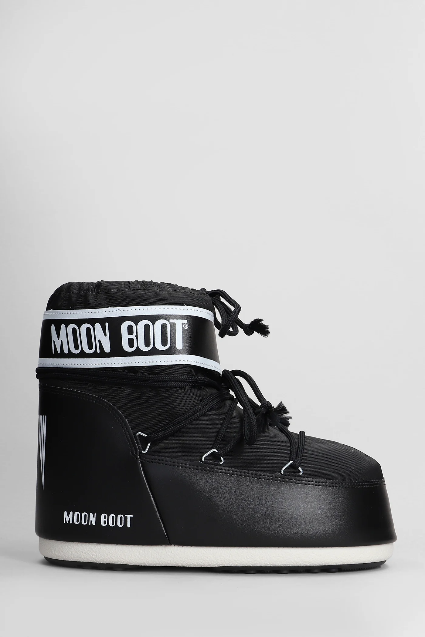 Mb icon low nylon Ankle boots in black nylon