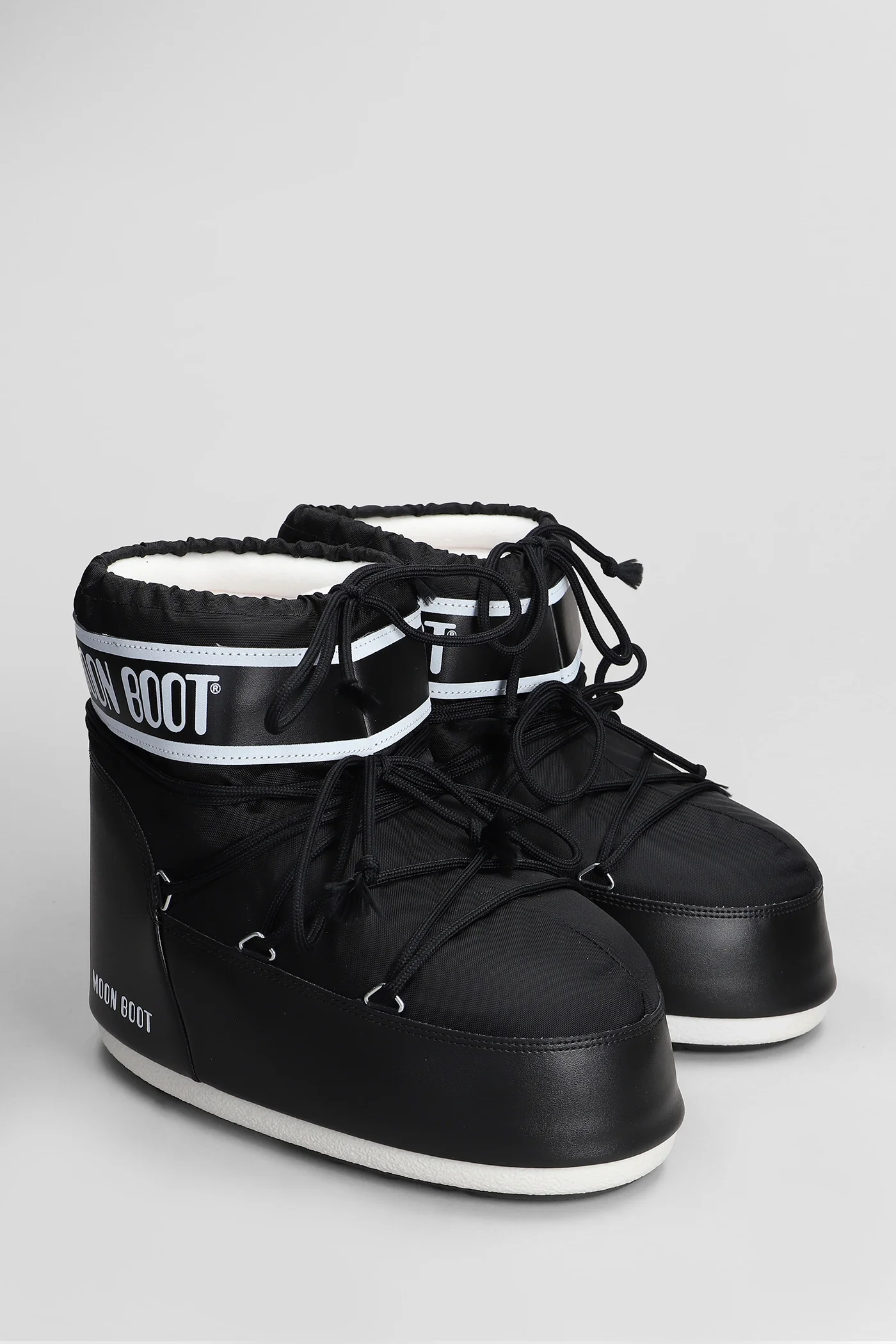 Mb icon low nylon Ankle boots in black nylon - Image 2