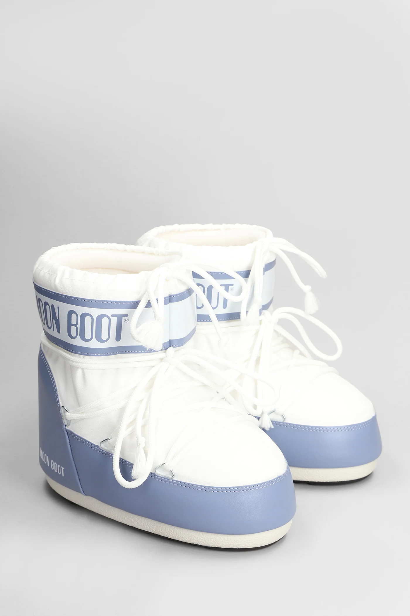 Mb icon low nylon low heels Ankle boots in cyan nylon - Image 2