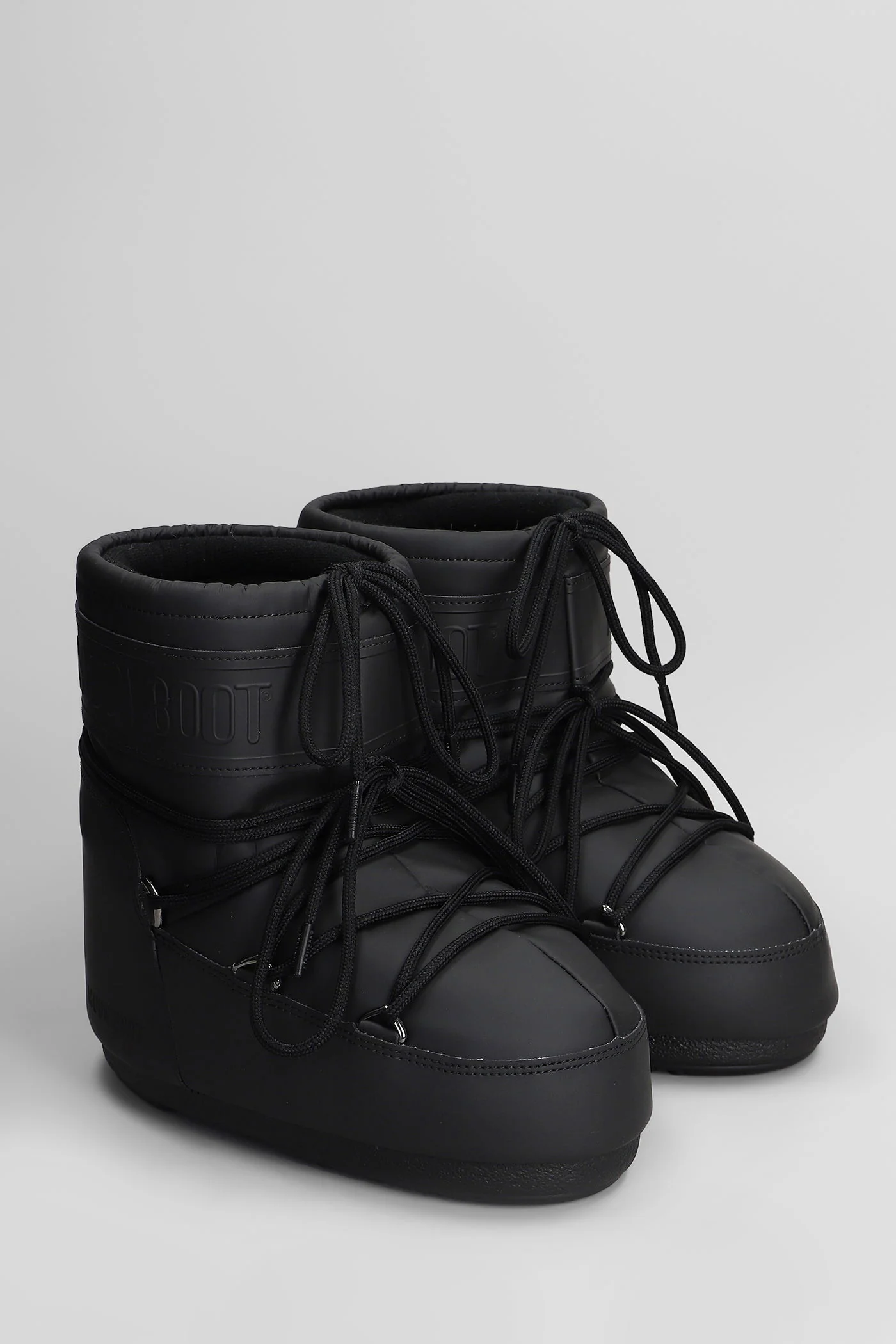 Mb icon low rubber Ankle boots in black PVC - Image 2