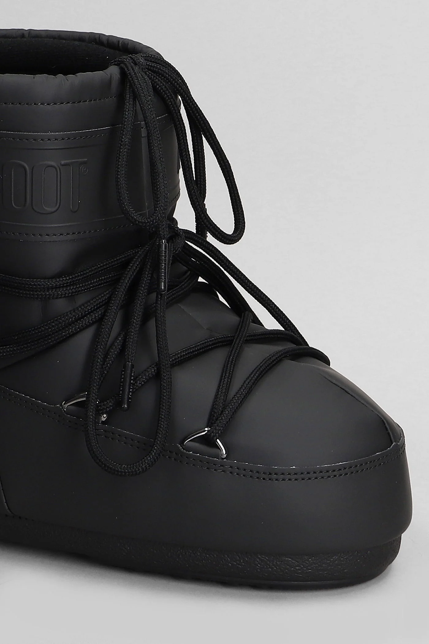 Mb icon low rubber Ankle boots in black PVC - Image 4
