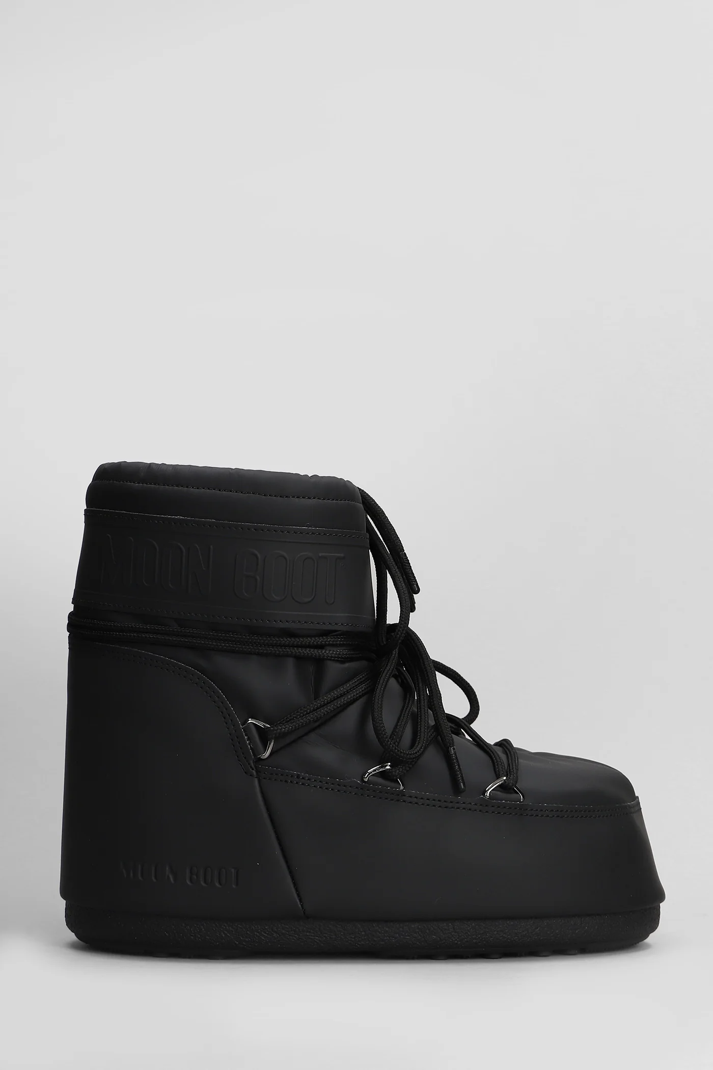 Mb icon low rubber Ankle boots in black PVC - Image 11