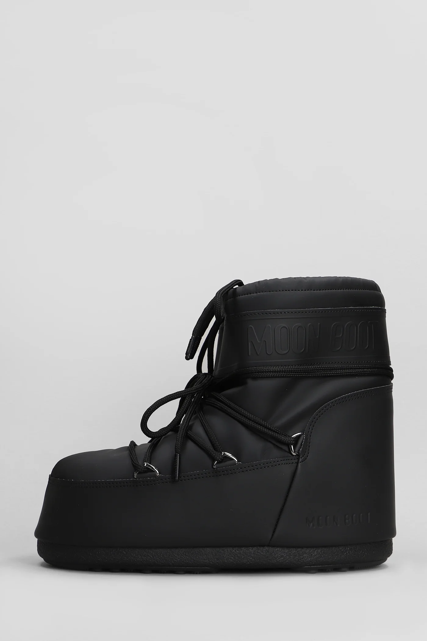 Mb icon low rubber Ankle boots in black PVC - Image 18