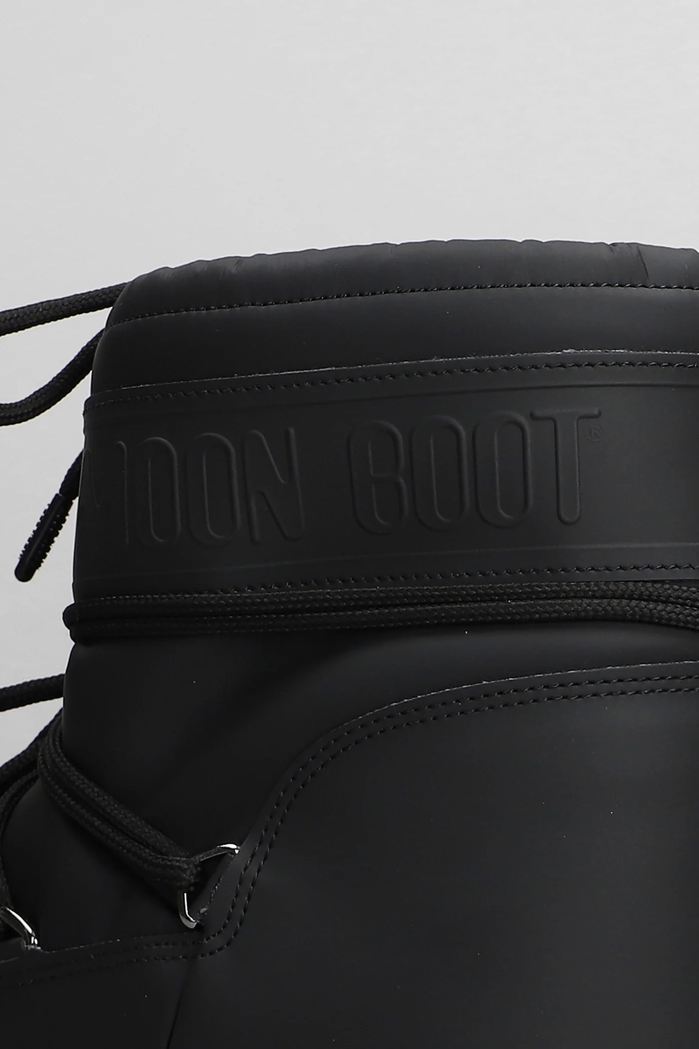 Mb icon low rubber Ankle boots in black PVC - Image 25