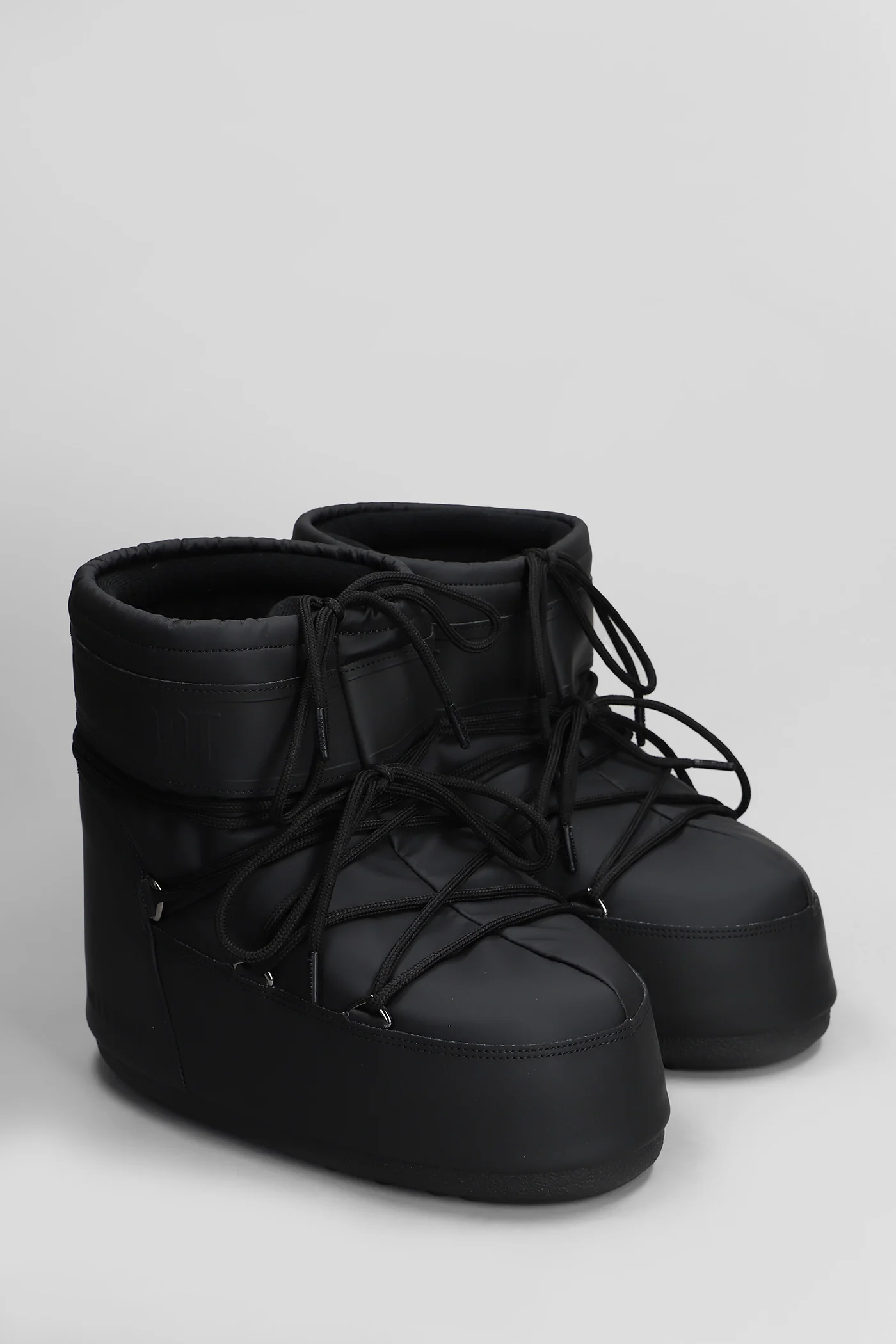 Mb icon low rubber Ankle boots in black PVC - Image 7