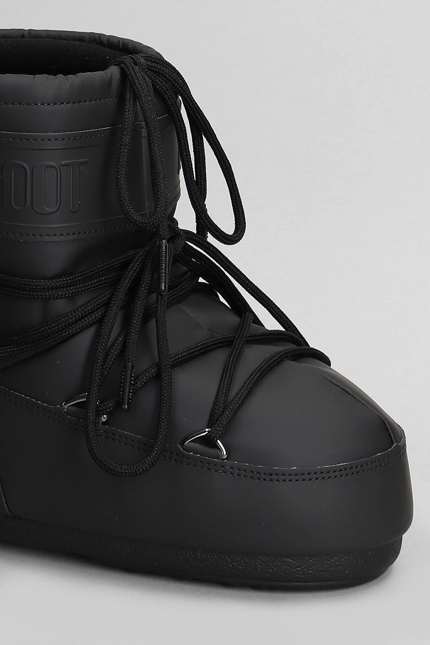 Mb icon low rubber low heels Ankle boots in black PVC - Image 5