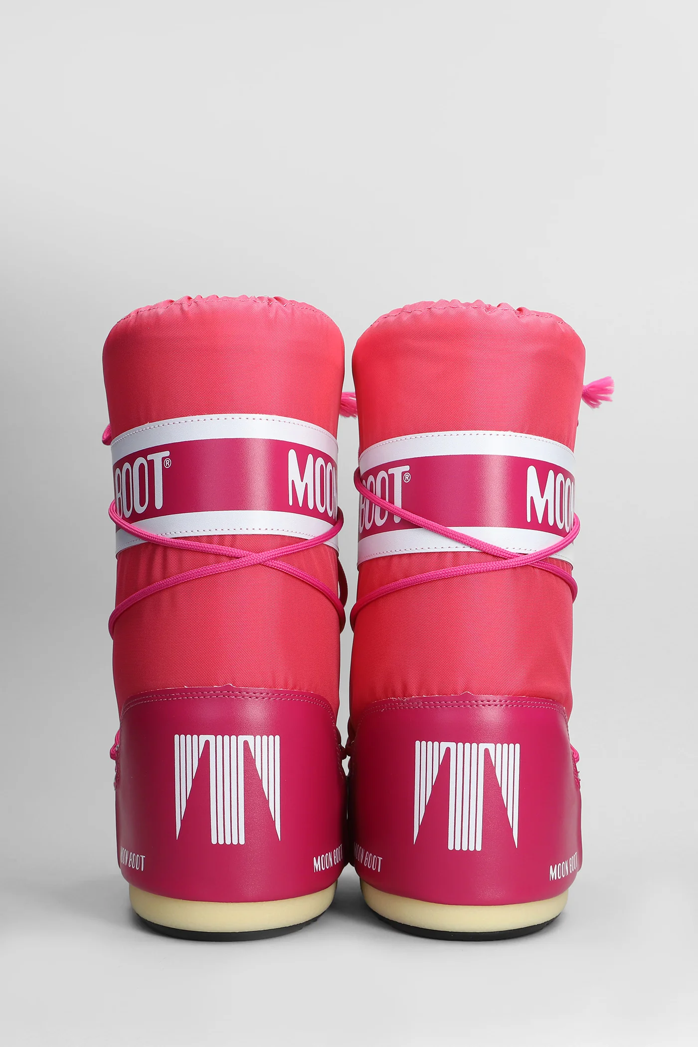 Mb icon nylon low heels boots in fuxia nylon - Image 4