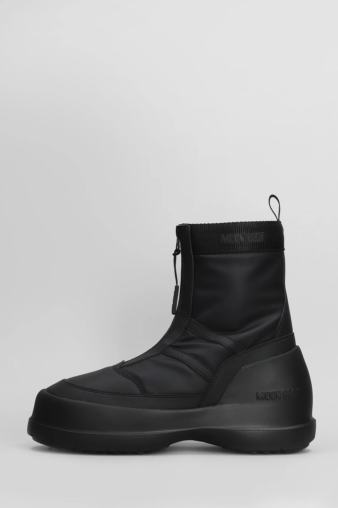 Mb luna Ankle boots in black nylon - Image 3