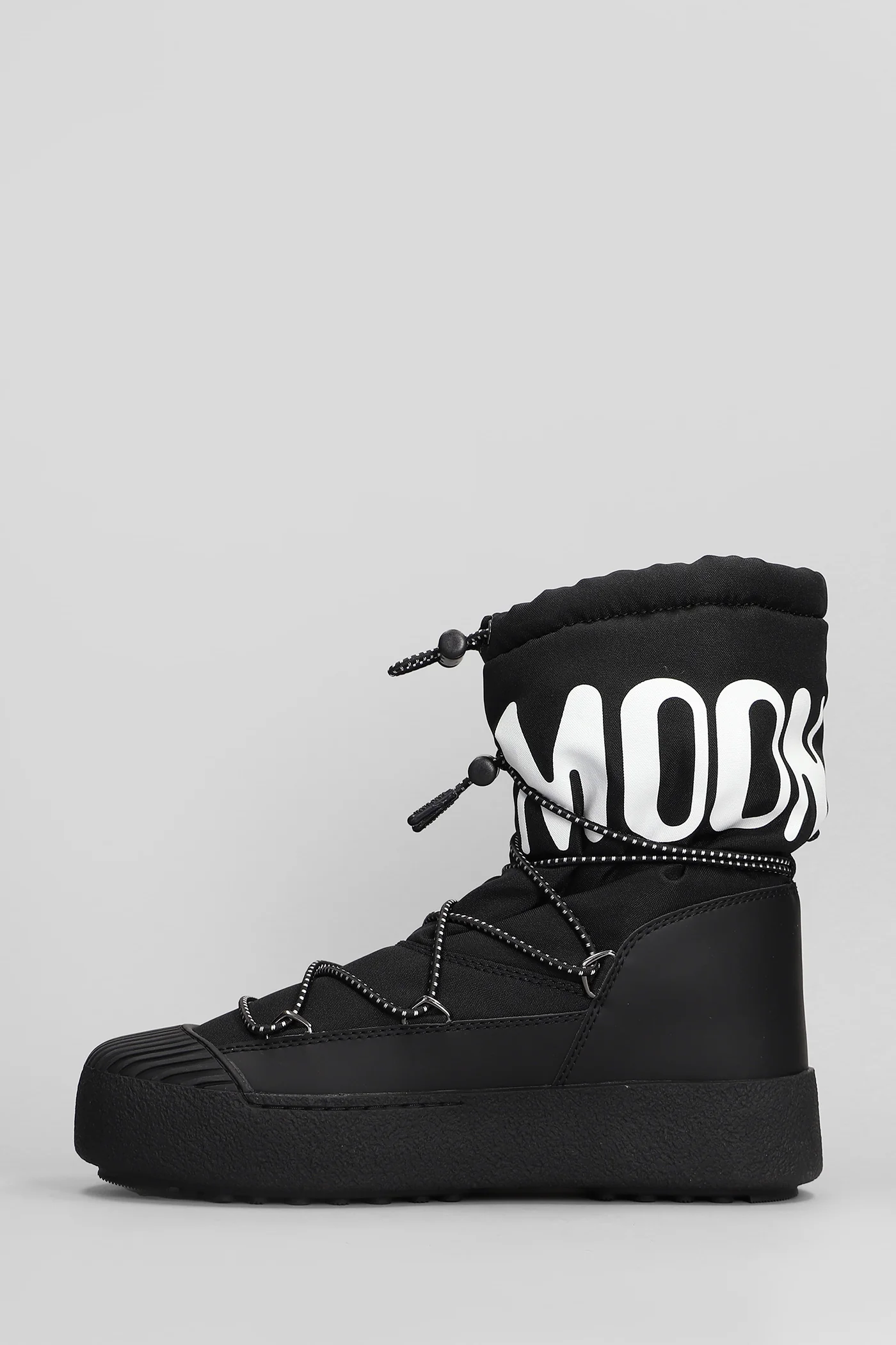 Mb mrack polar Ankle boots in black nylon - Image 3