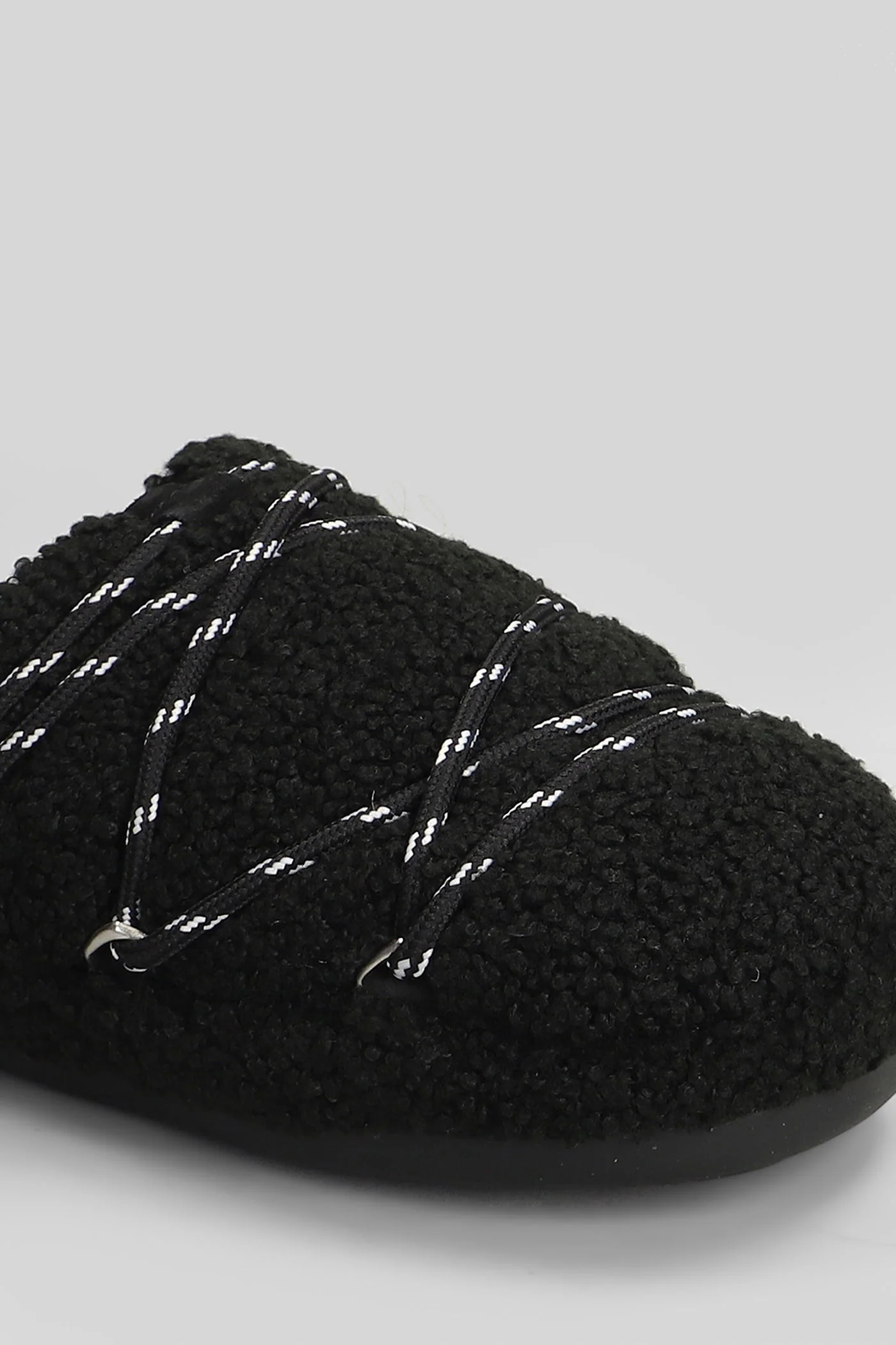 Mb teddy slipper Slipper-Mule in black Shearling - Image 5