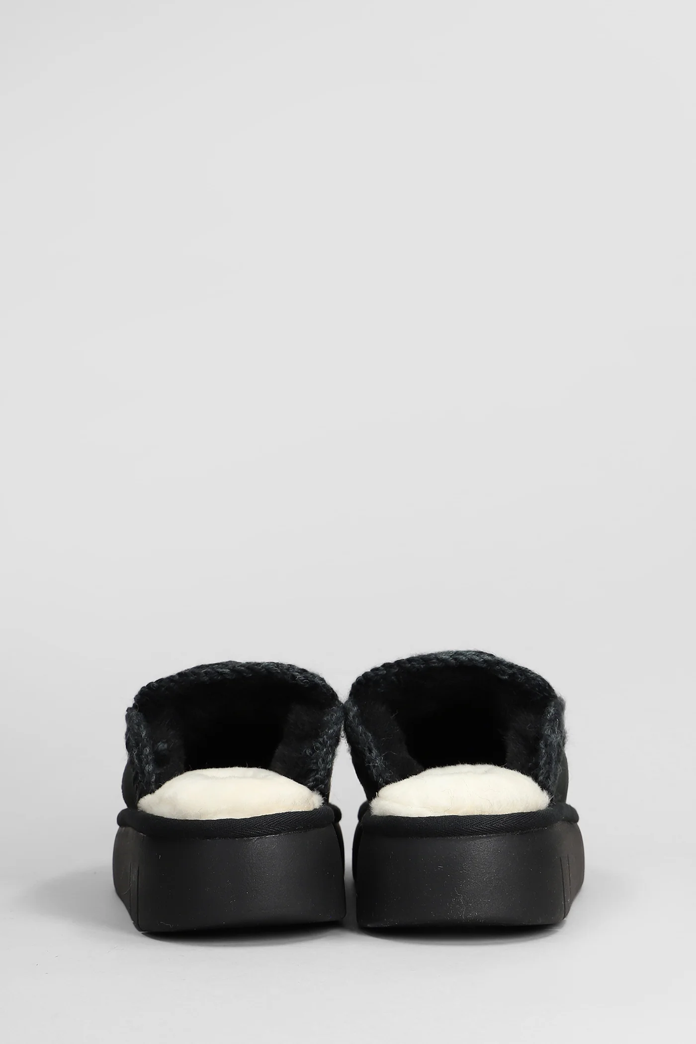 Bounce clog Slipper-Mule in black suede - Image 4