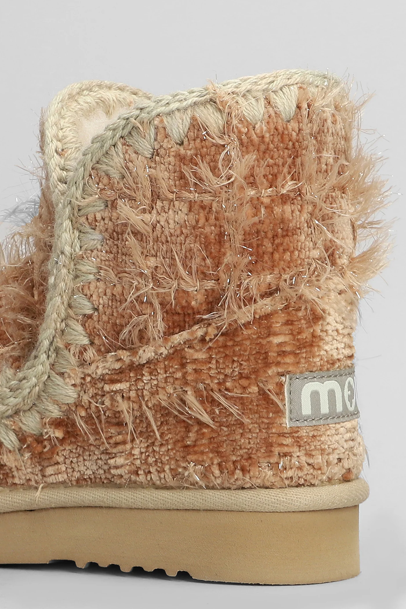 Eskimo 18 low heels Ankle boots in beige leather - Image 5