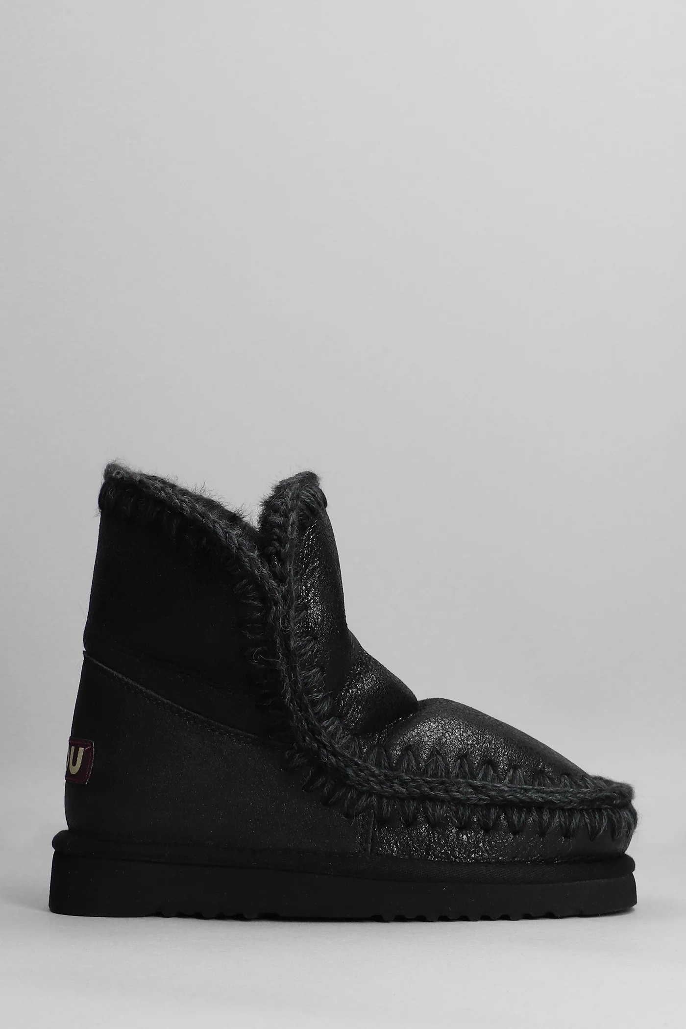 Eskimo 18 low heels Ankle boots in black leather