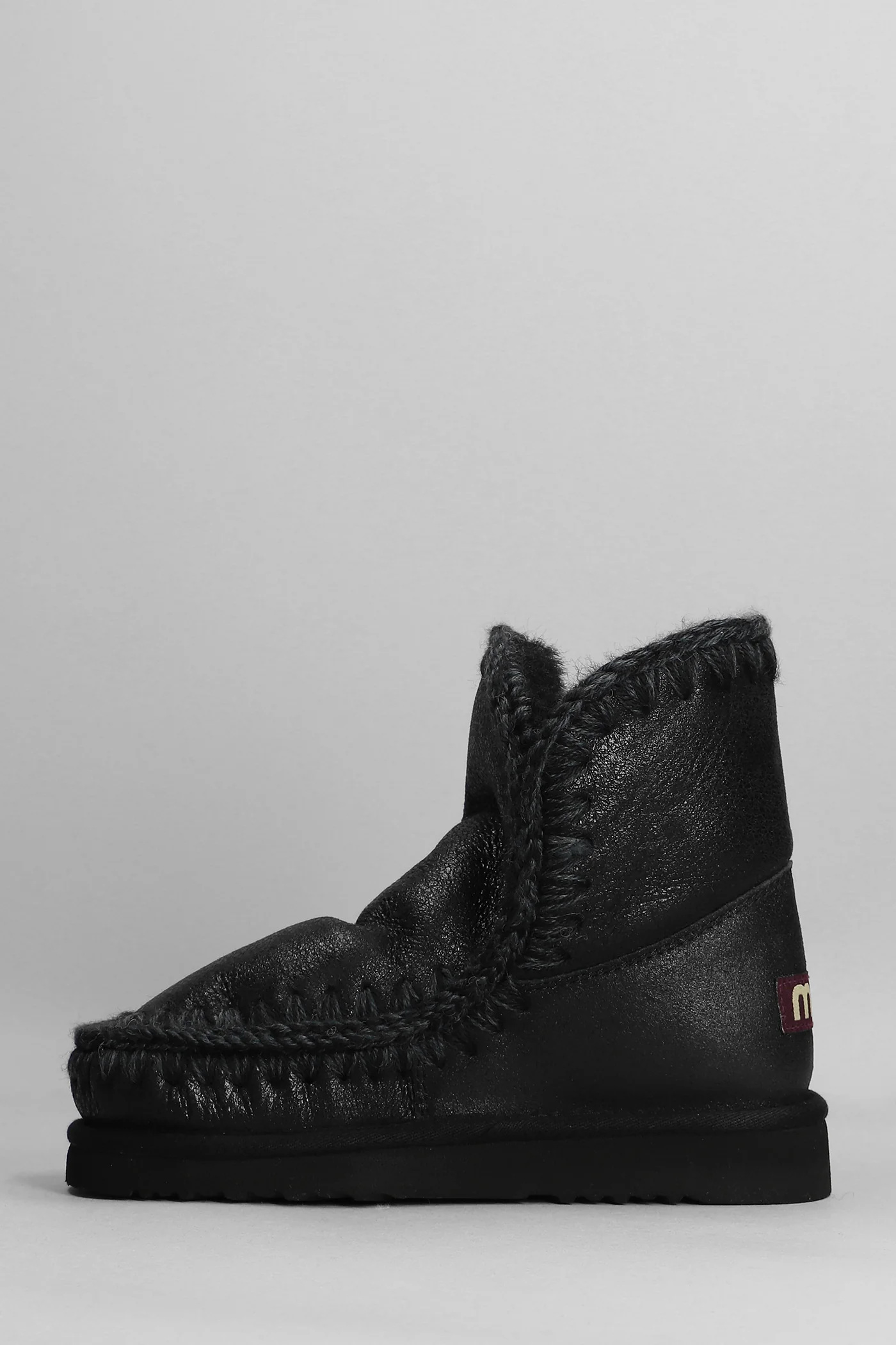 Eskimo 18 low heels Ankle boots in black leather - Image 3
