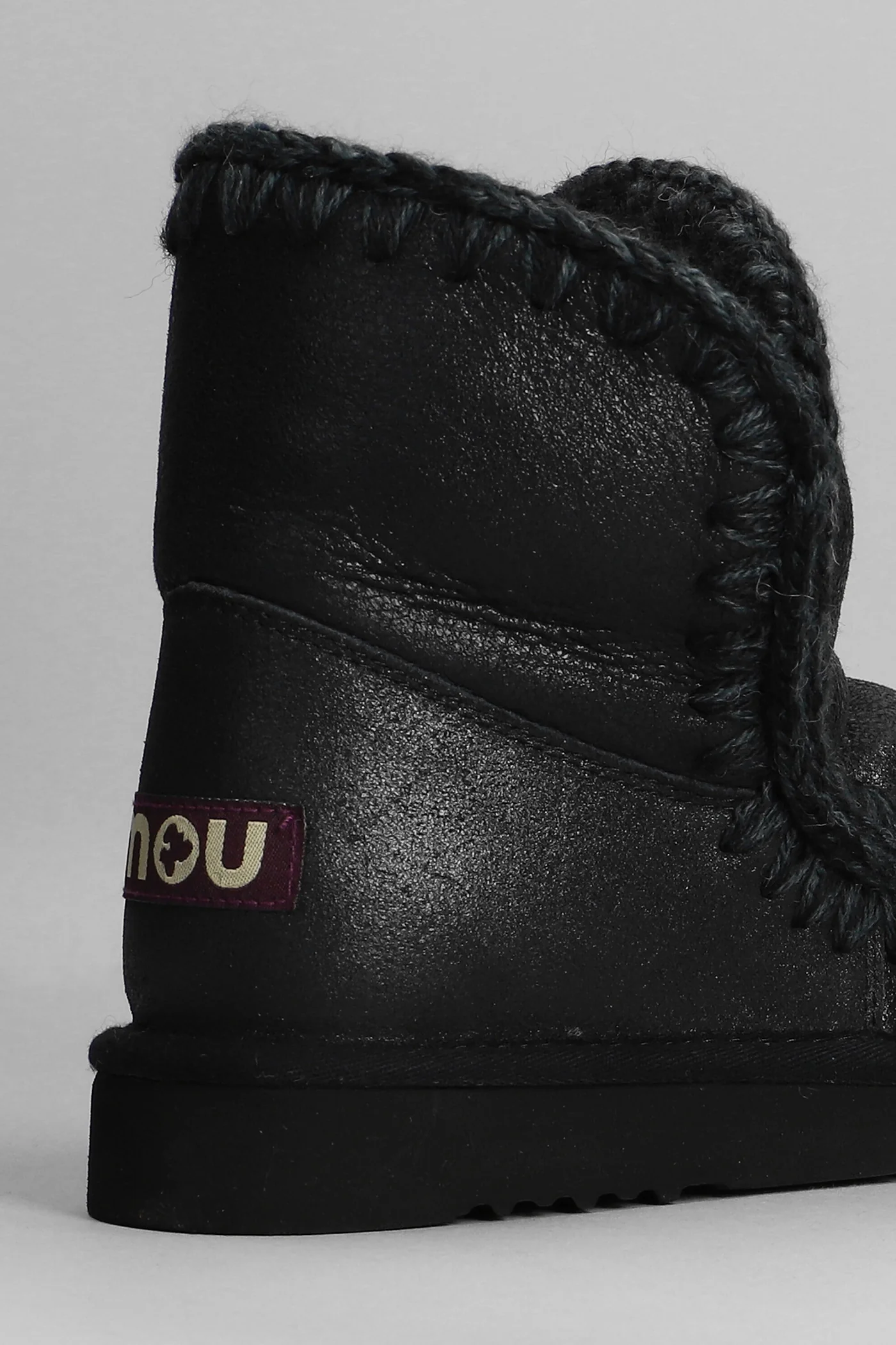 Eskimo 18 low heels Ankle boots in black leather - Image 5