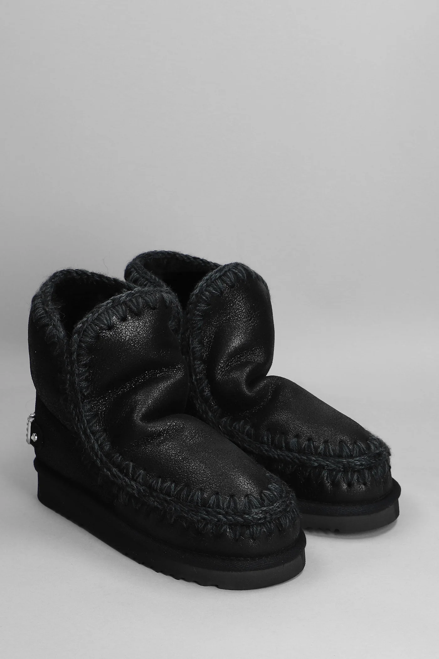 Eskimo 18 low heels Ankle boots in black leather - Image 2
