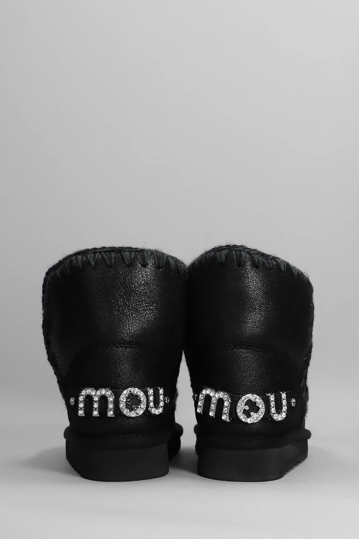 Eskimo 18 low heels Ankle boots in black leather - Image 4