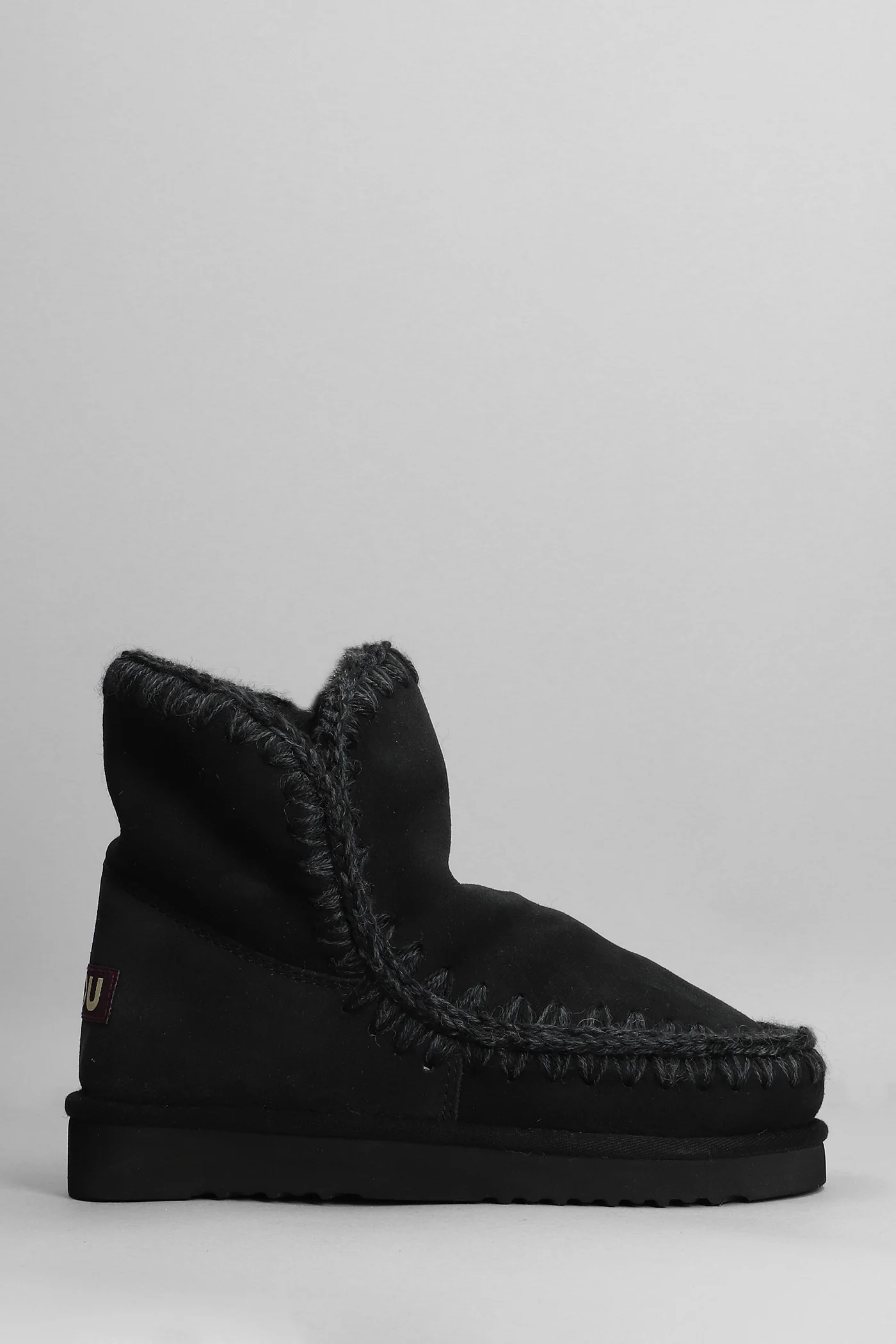 Eskimo 18 low heels Ankle boots in black suede