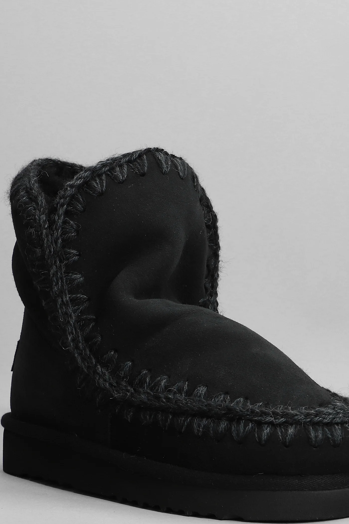 Eskimo 18 low heels Ankle boots in black suede - Image 5
