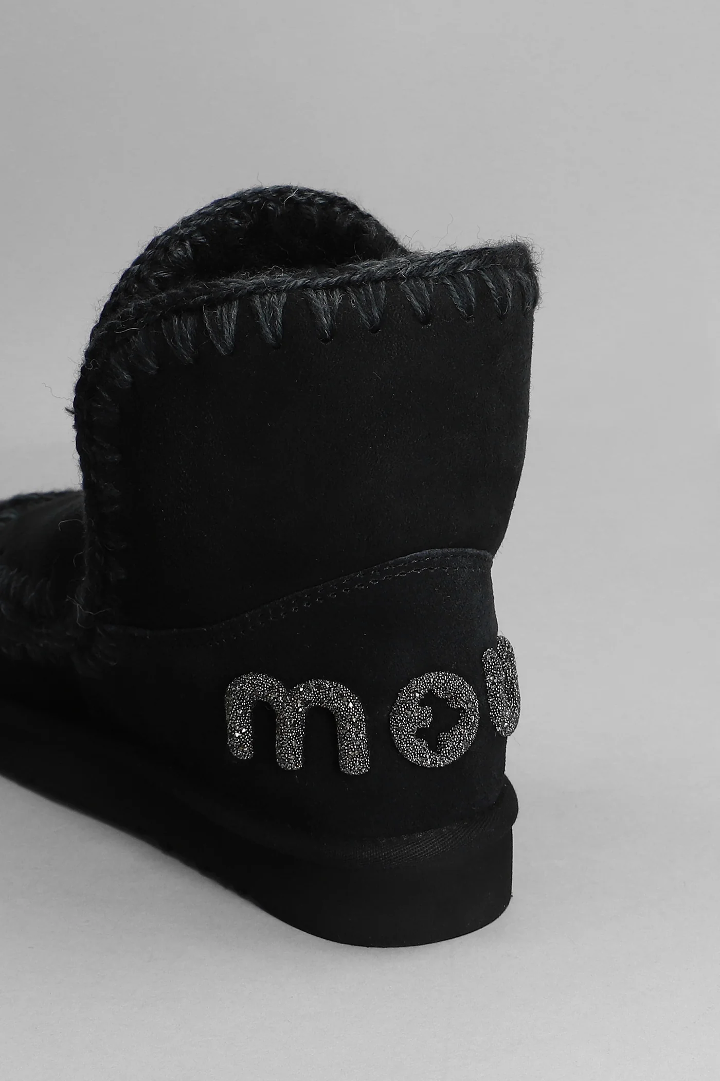 Eskimo 18 low heels Ankle boots in black suede - Image 5
