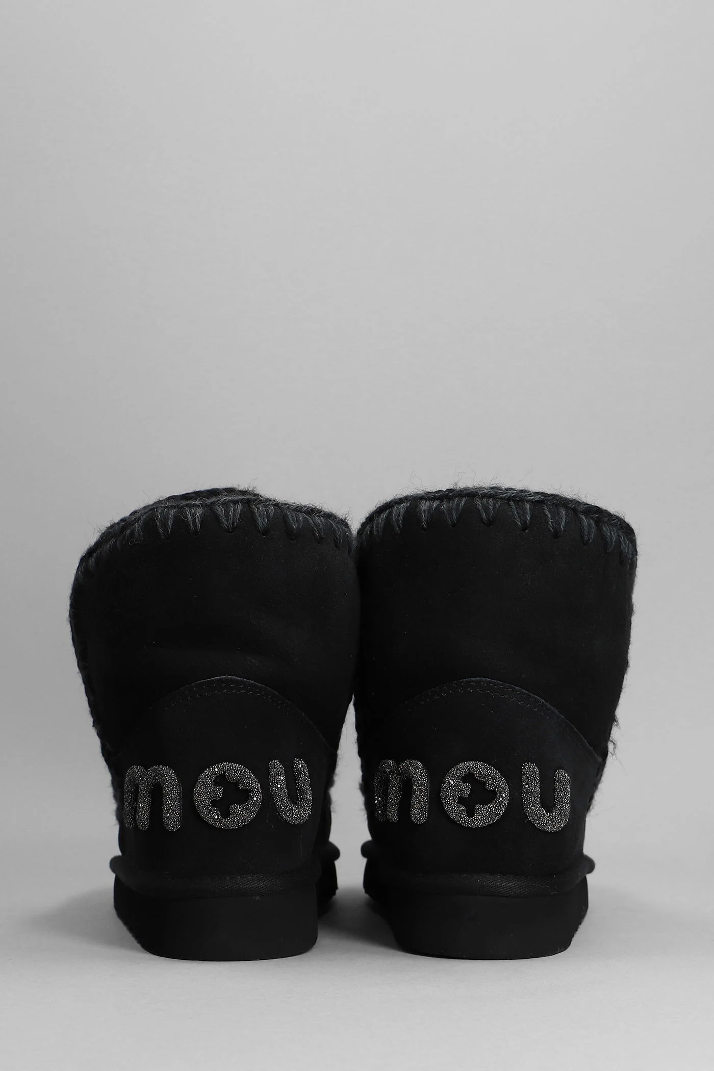Eskimo 18 low heels Ankle boots in black suede - Image 4