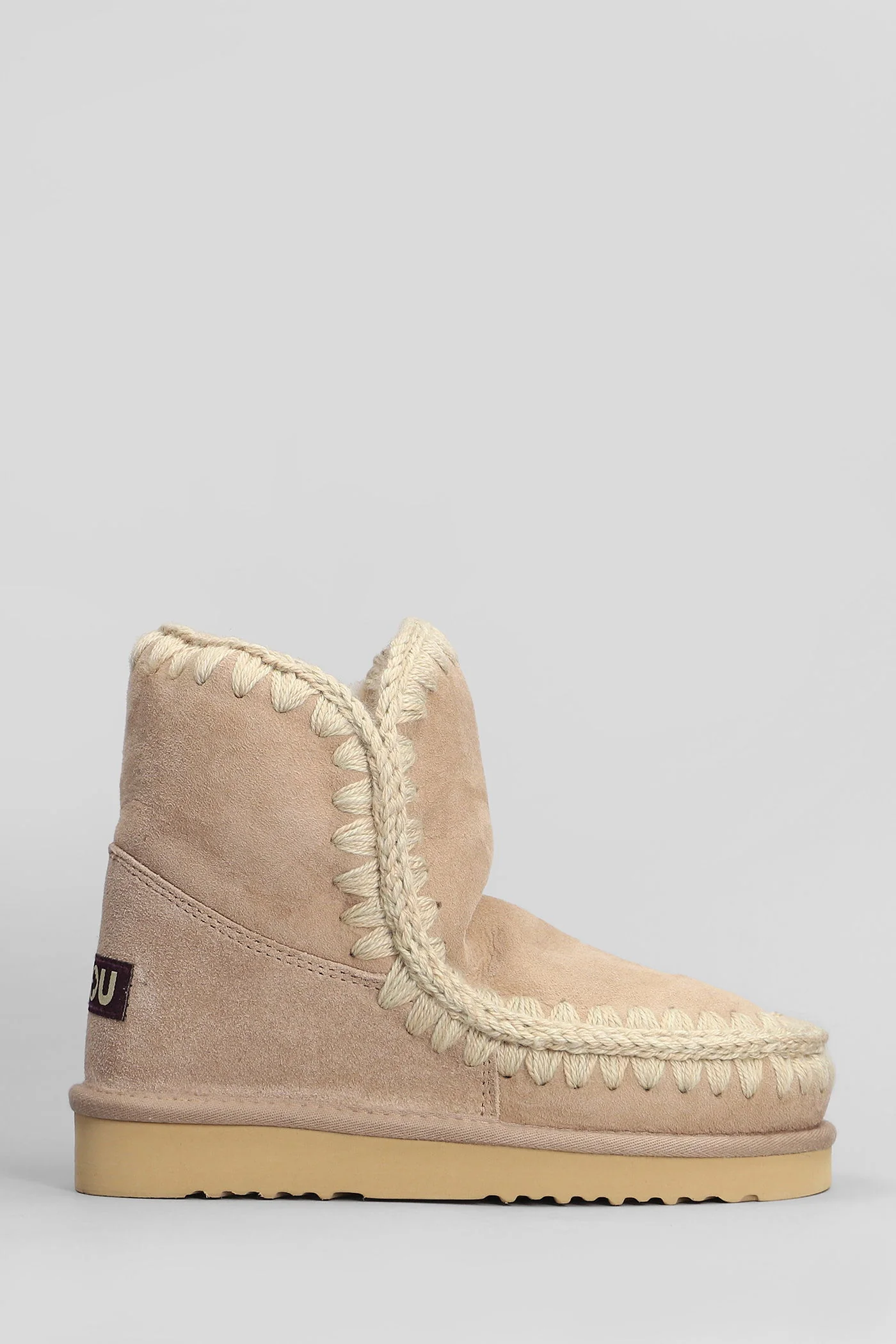 Eskimo 18 low heels Ankle boots in Camel suede