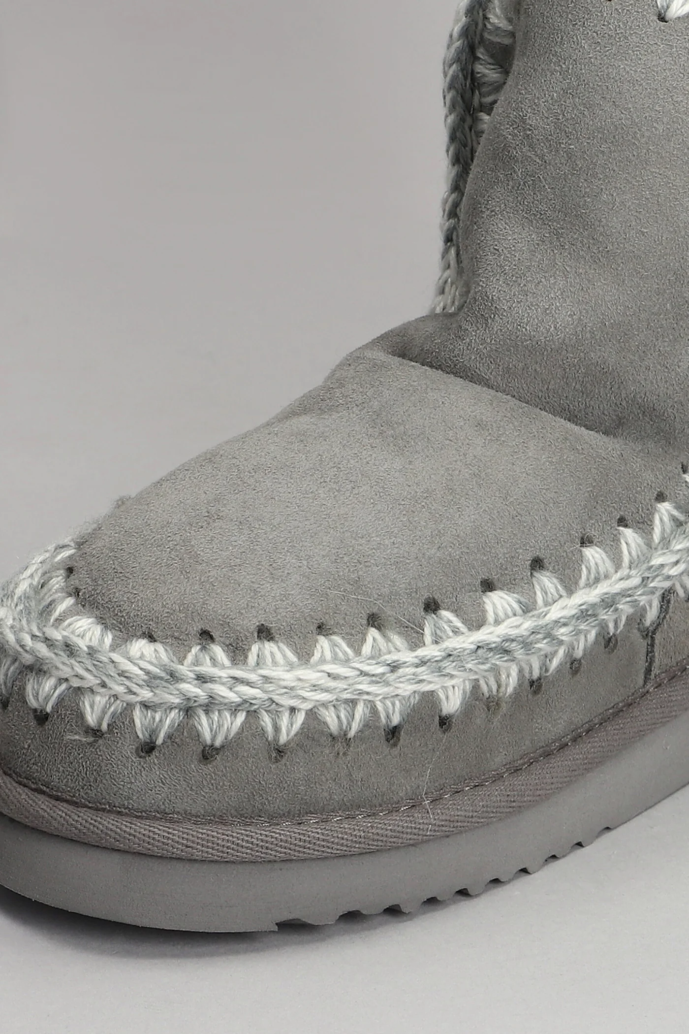 Eskimo 18 low heels Ankle boots in grey suede - Image 5