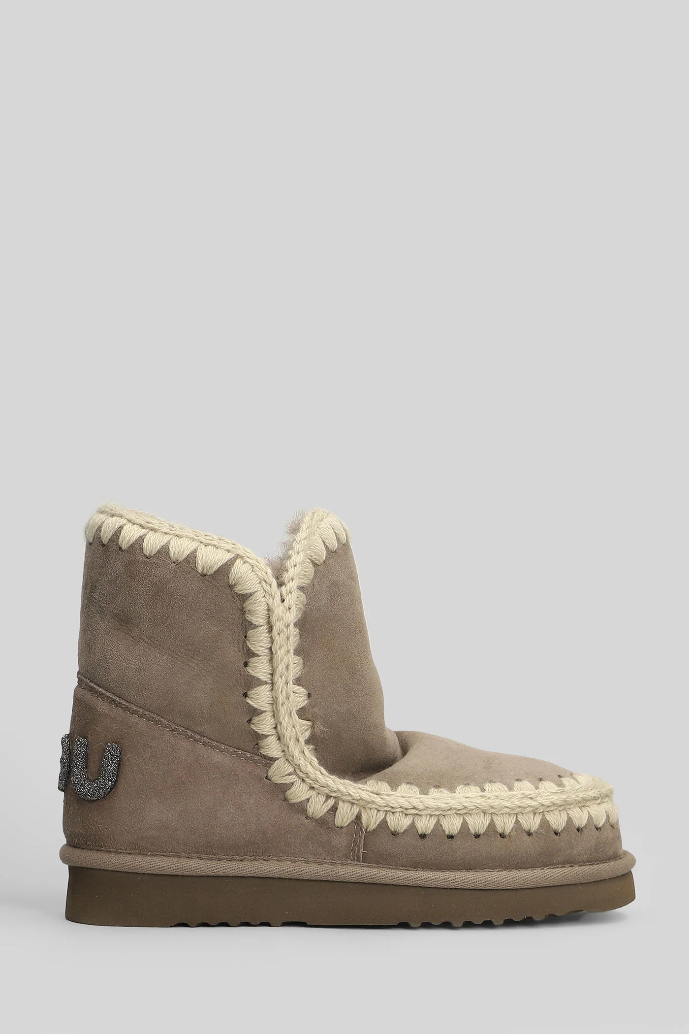 Eskimo 18 low heels Ankle boots in grey suede