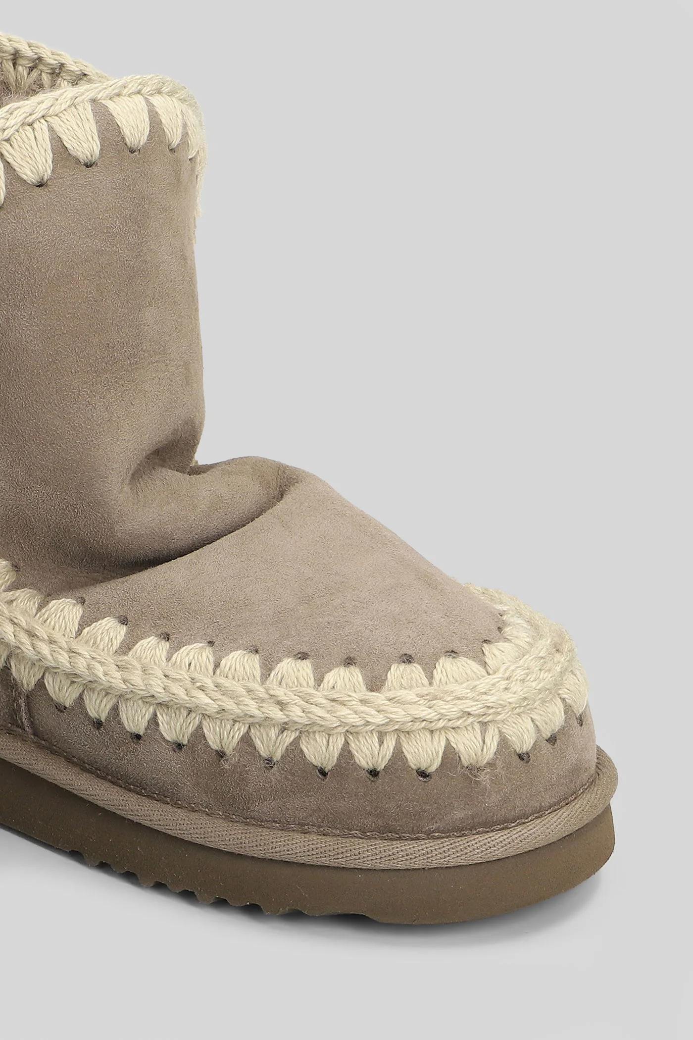 Eskimo 18 low heels Ankle boots in grey suede - Image 5